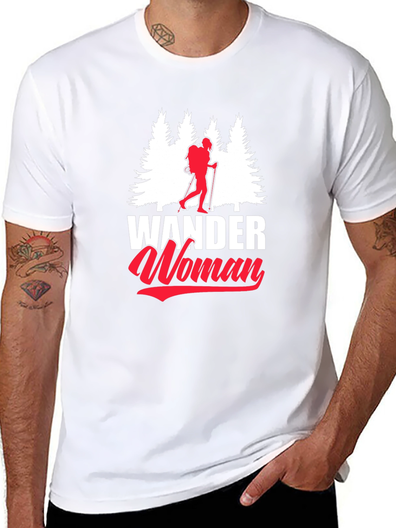 Wander Woman Graphic Tee - Black Hiking Shirt