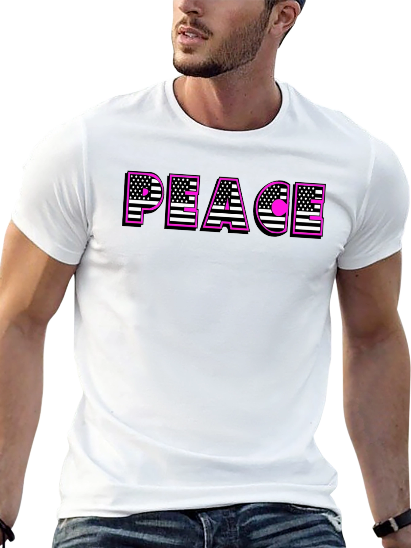 Peace USA Flag T-Shirt