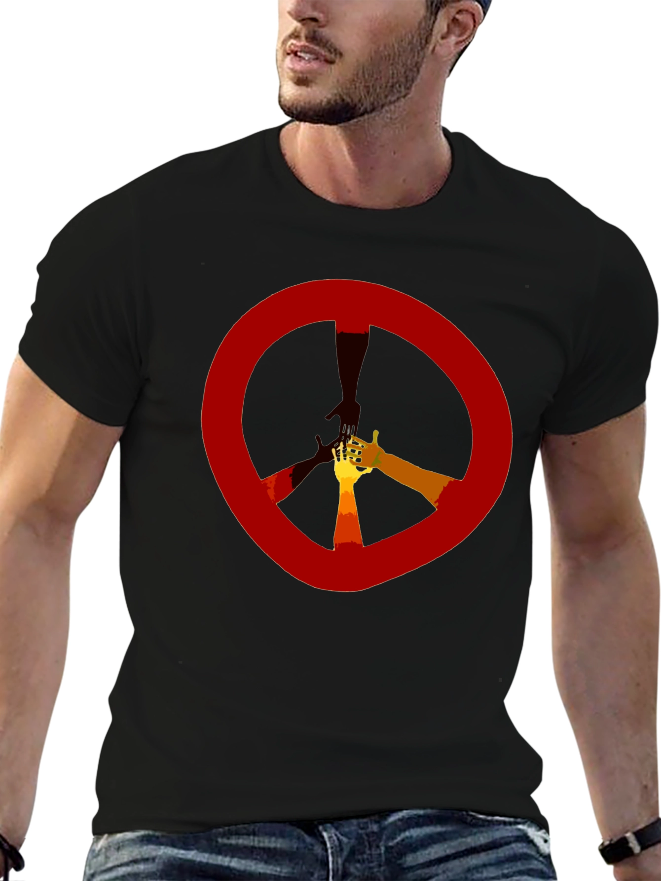 Peace Sign Hand Graphic Tee