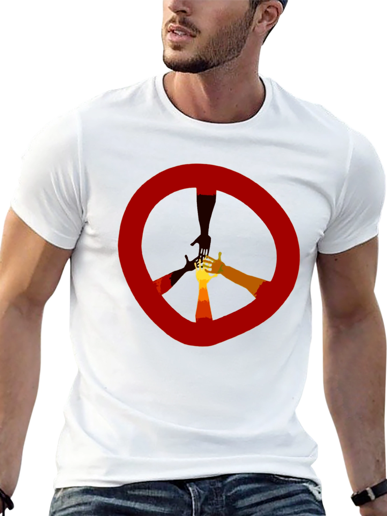 Peace Sign Hand Graphic Tee