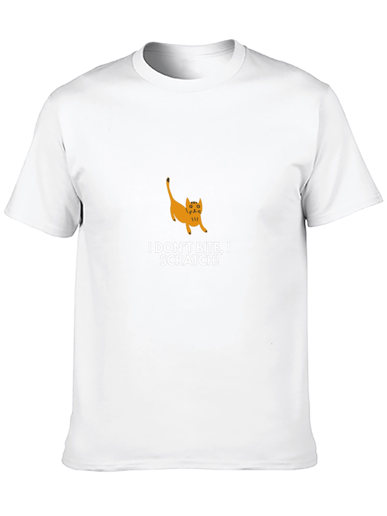 Cat Scratch T-Shirt - Funny Graphic Tee