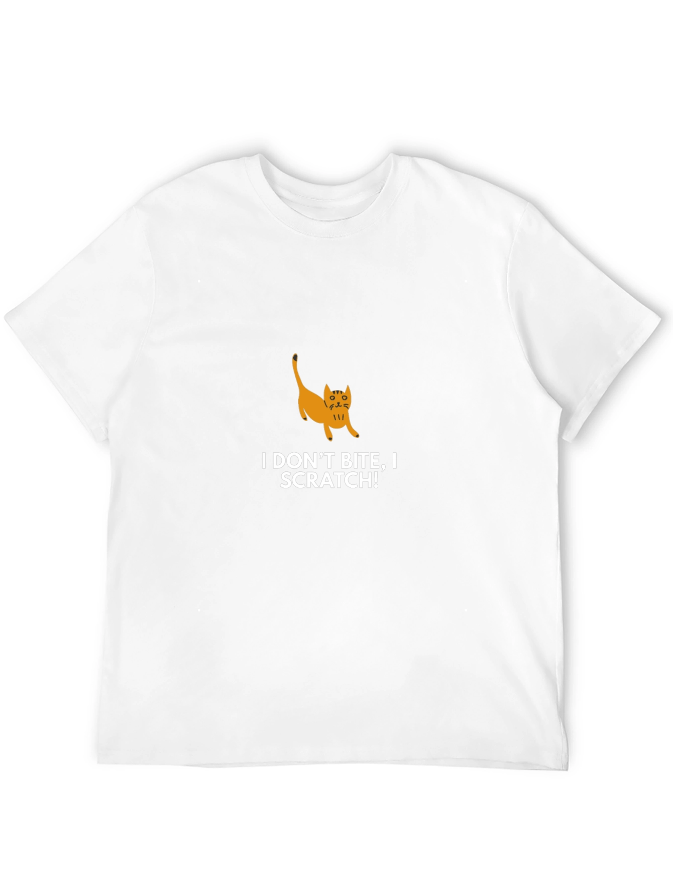 Cat Scratch T-Shirt - Funny Graphic Tee
