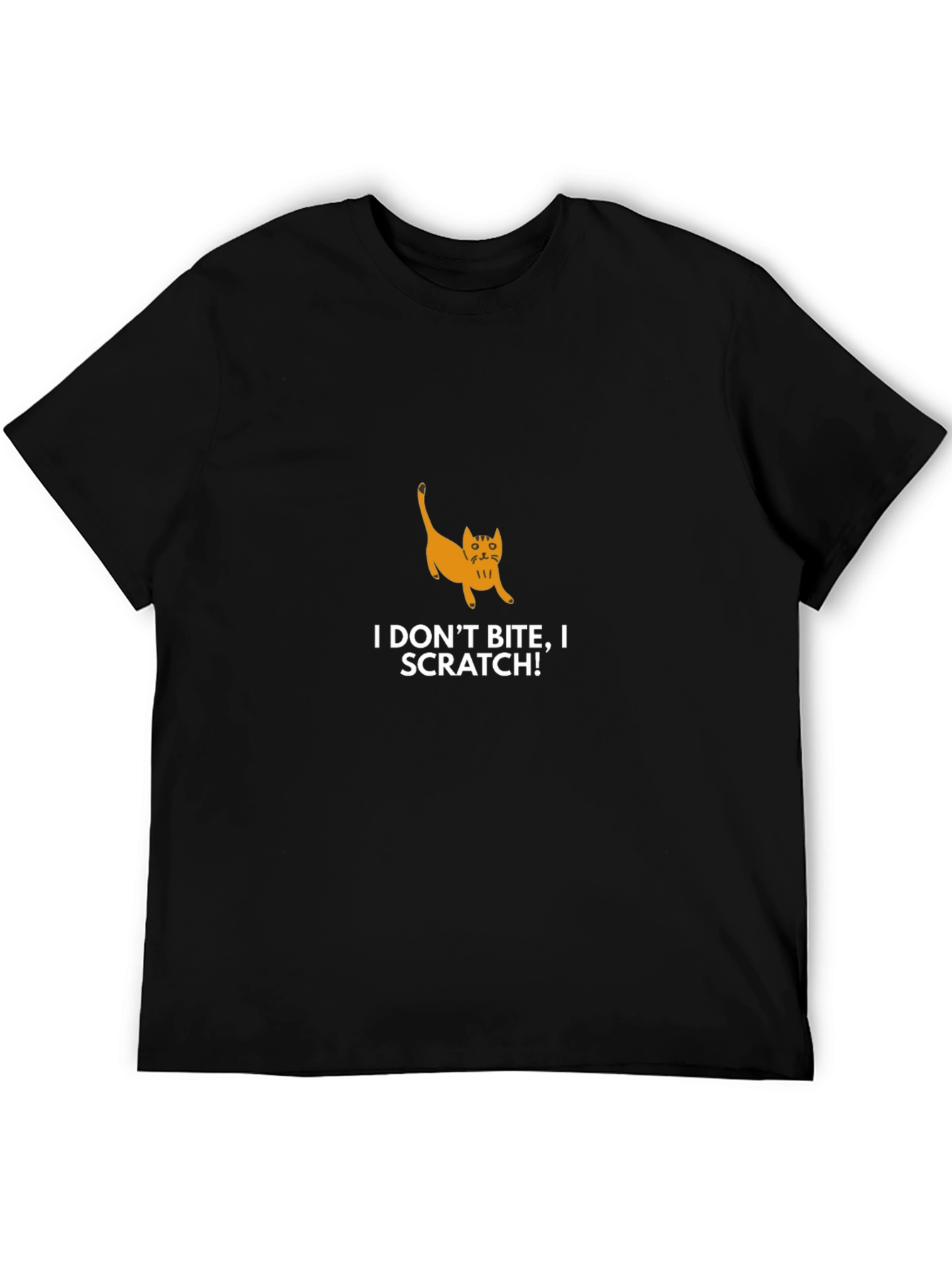 Cat Scratch T-Shirt - Funny Graphic Tee
