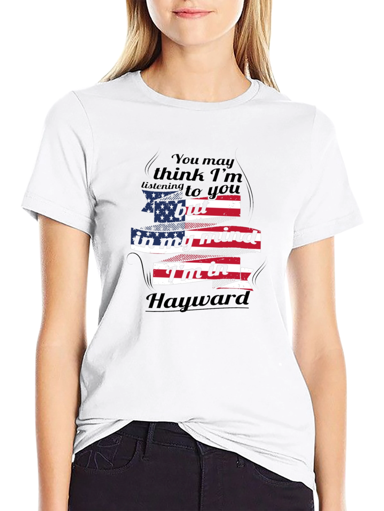 Hayward Mind T-Shirt Patriotic USA Flag