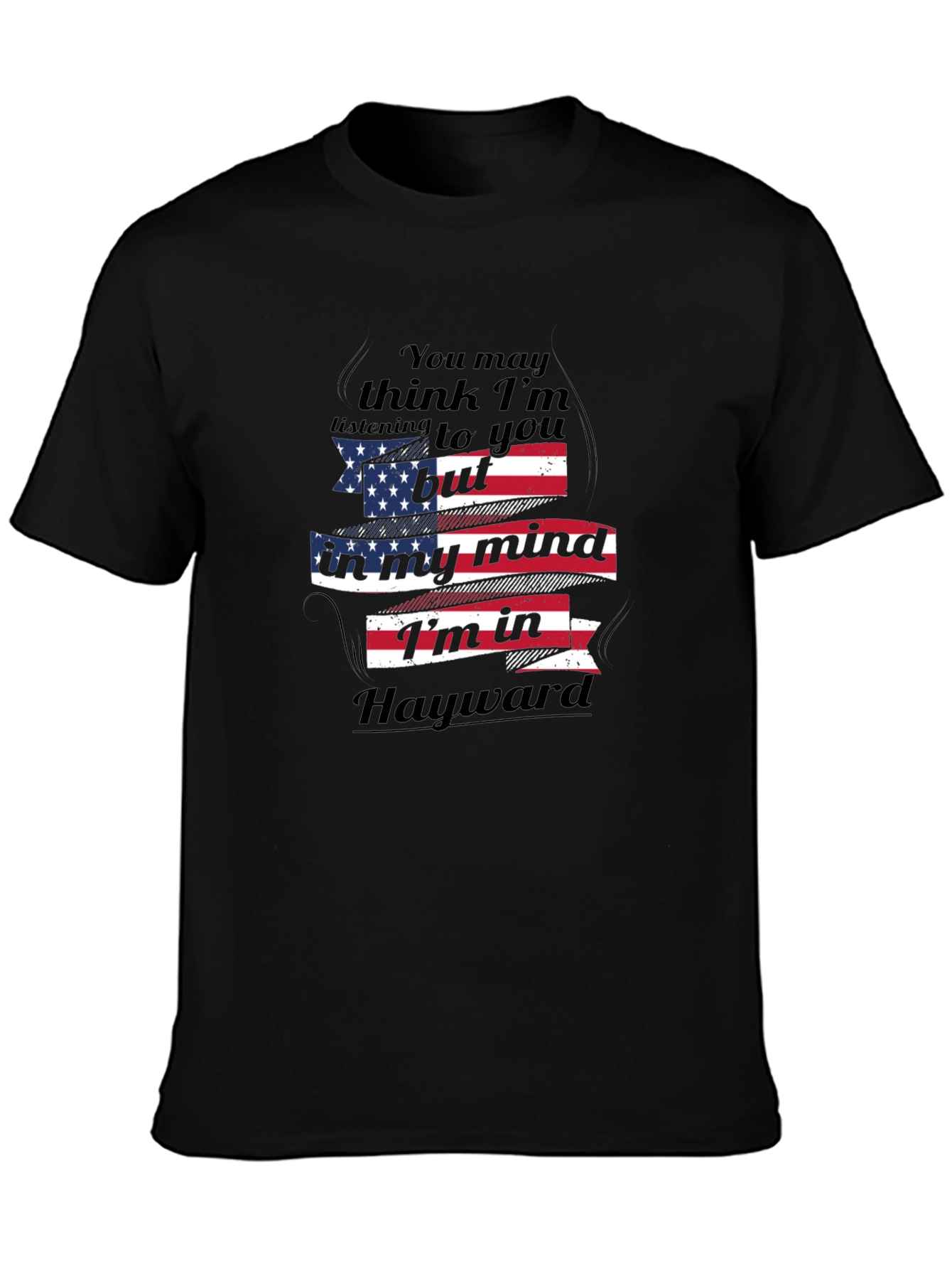 Hayward Mind T-Shirt Patriotic USA Flag