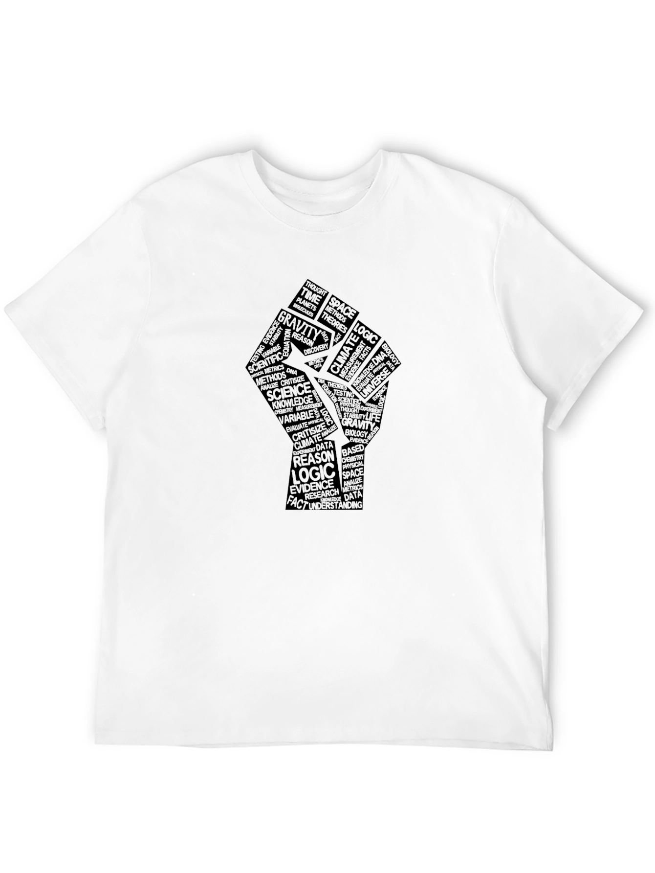 Science Fist T-Shirt - Knowledge is Power