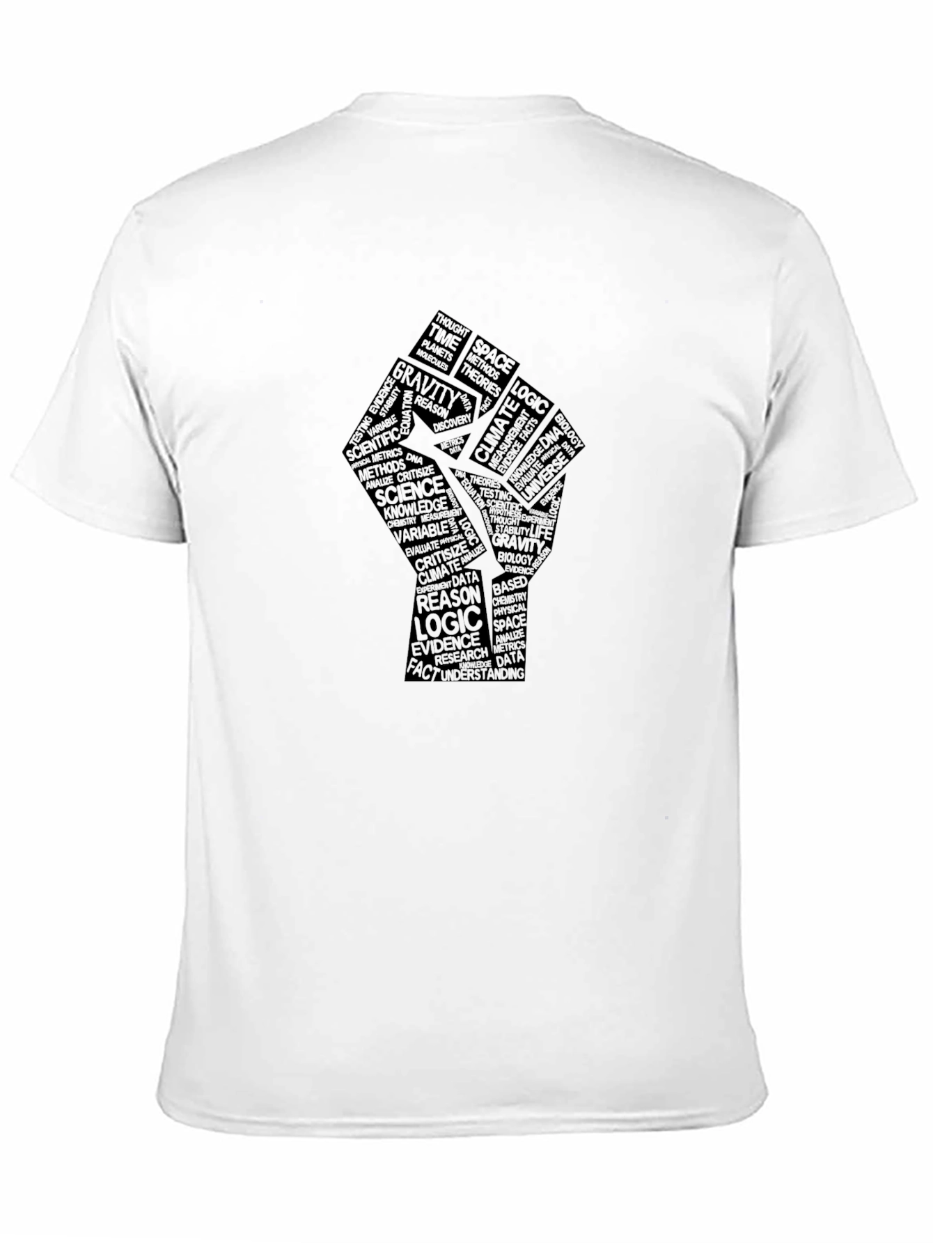 Science Fist T-Shirt - Knowledge is Power