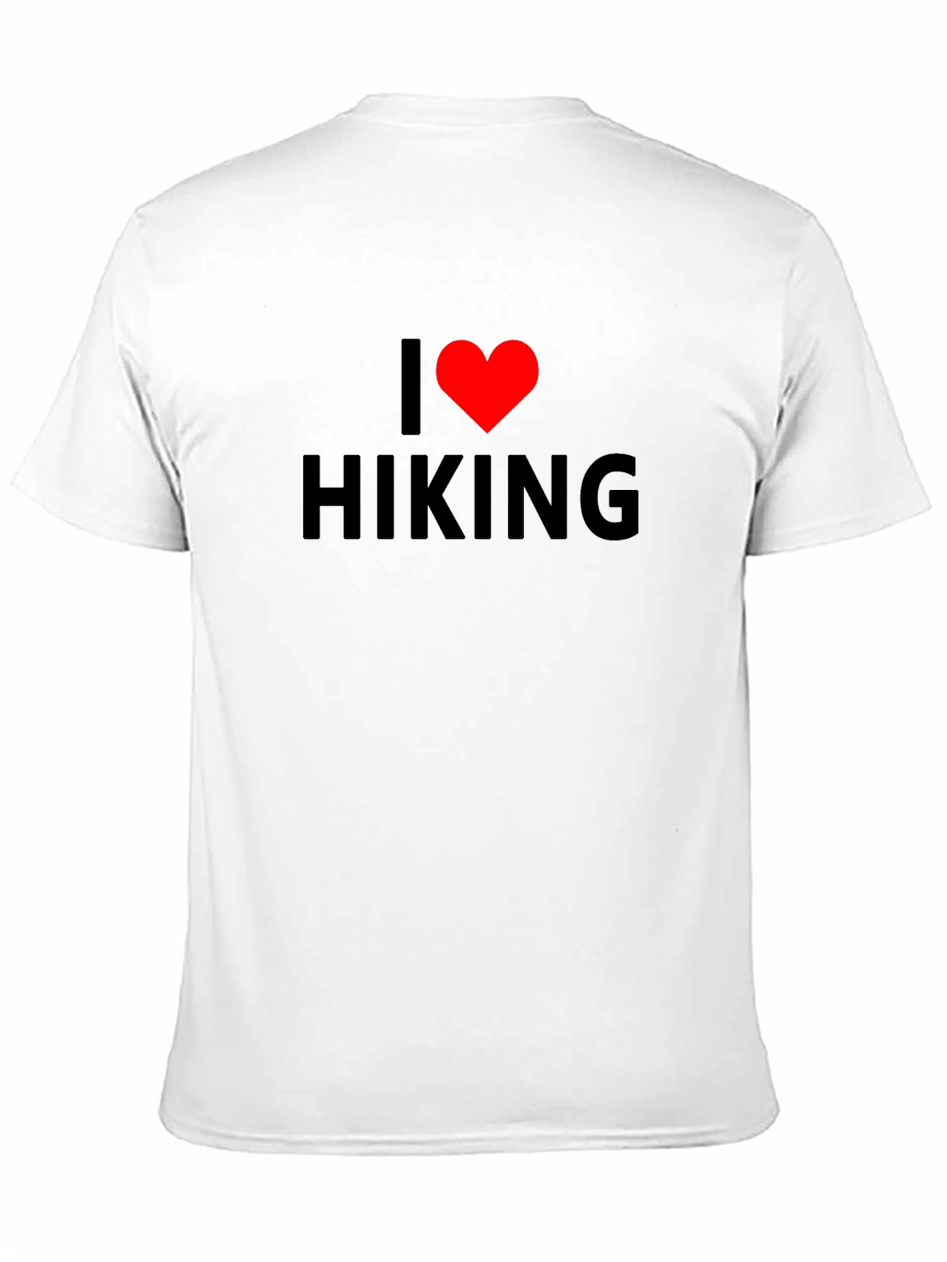 I Love Hiking T-Shirt - Heart Design
