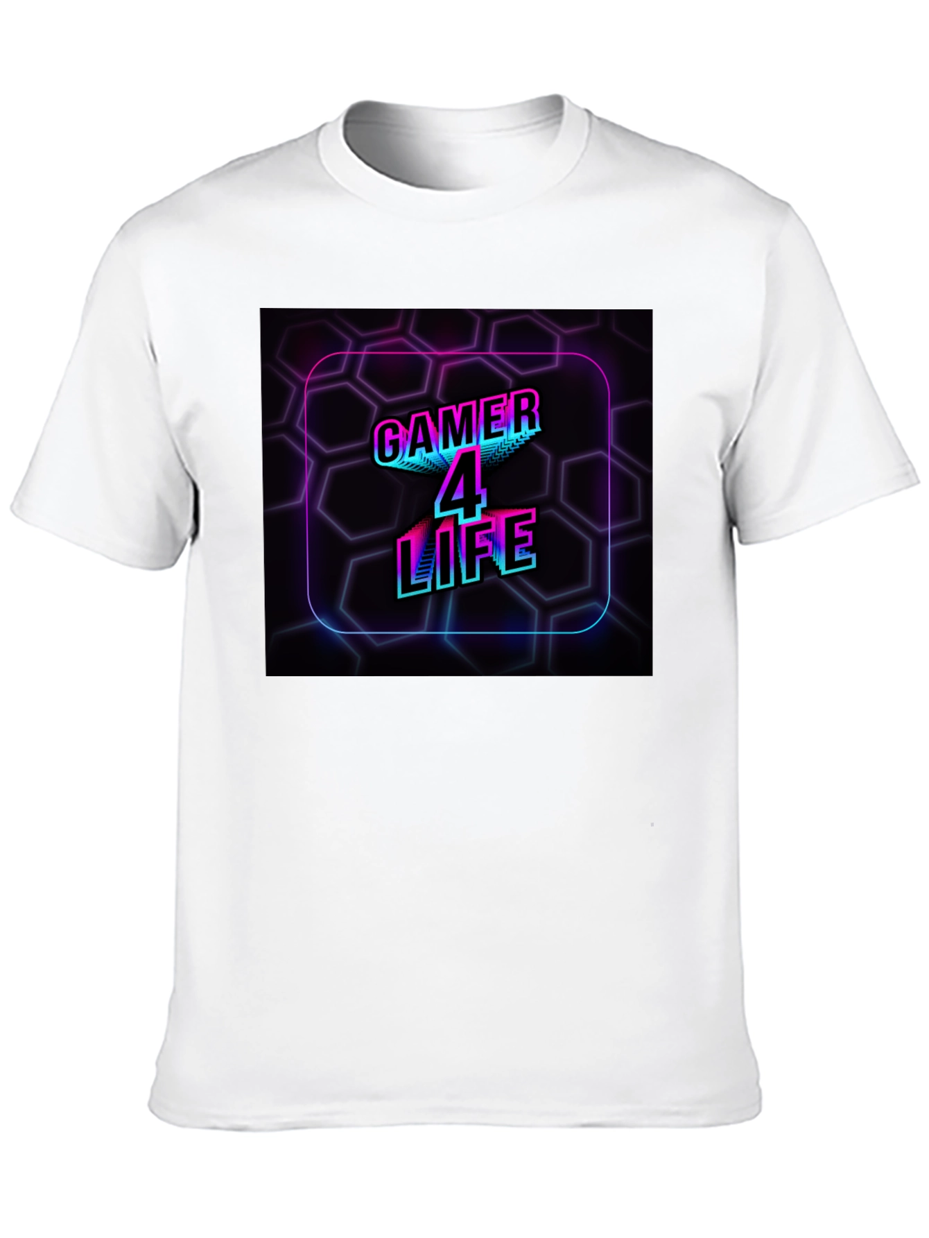 Gamer 4 Life Graphic T-Shirt - Black