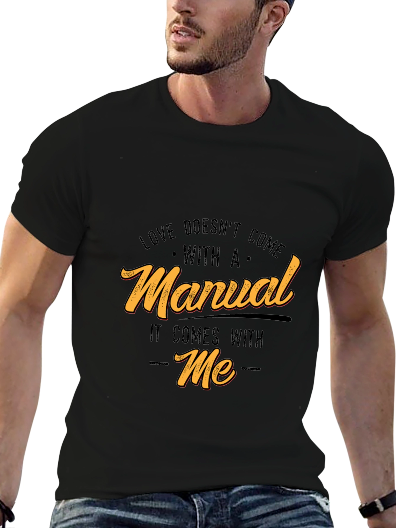 Funny Love Doesnt Come With A Manual Graphic Tee