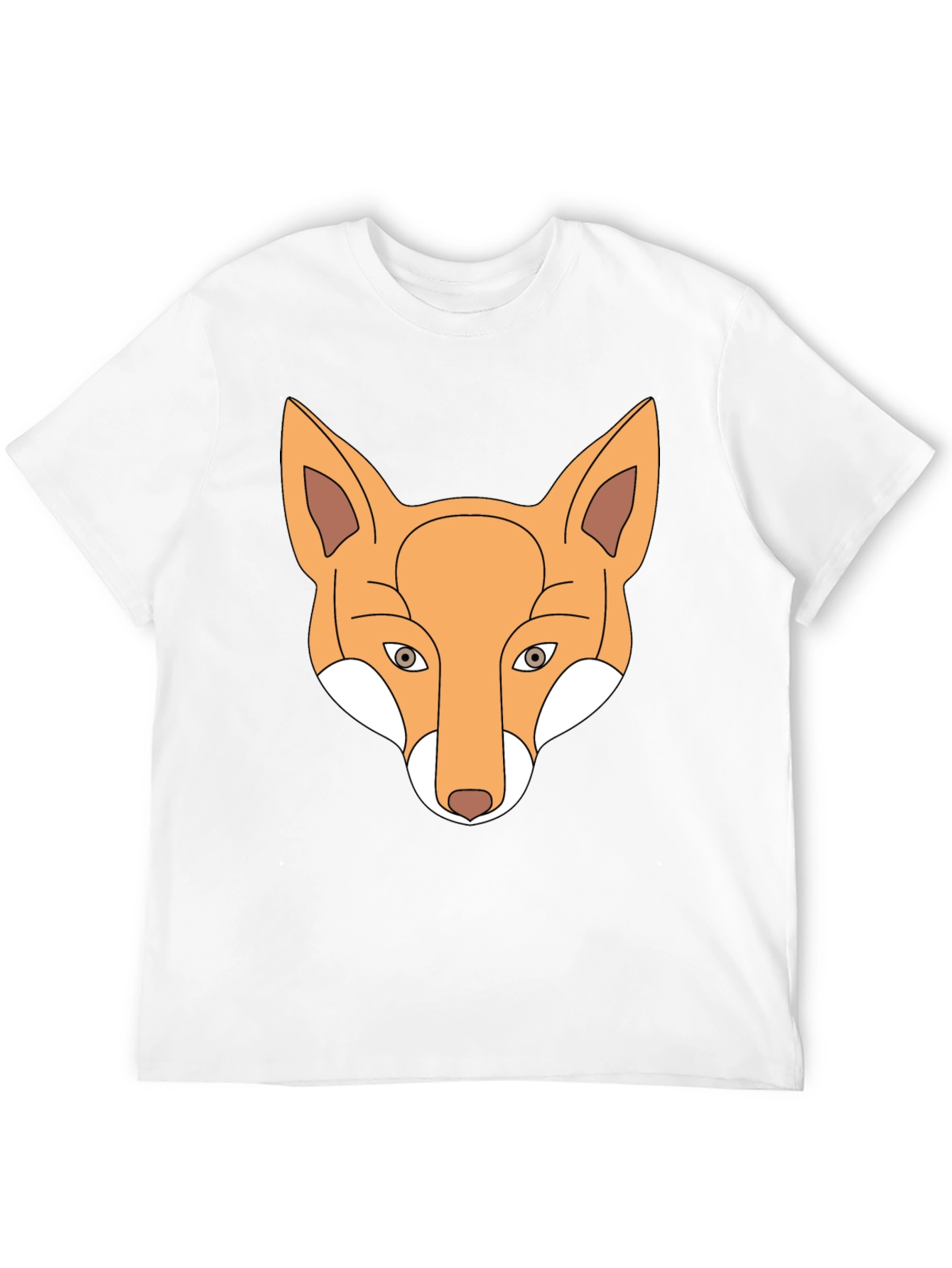 Fox Graphic Tee - Stylish Animal Print T-Shirt