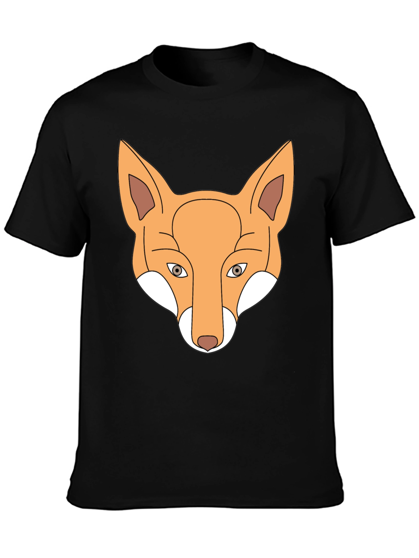 Fox Graphic Tee - Stylish Animal Print T-Shirt