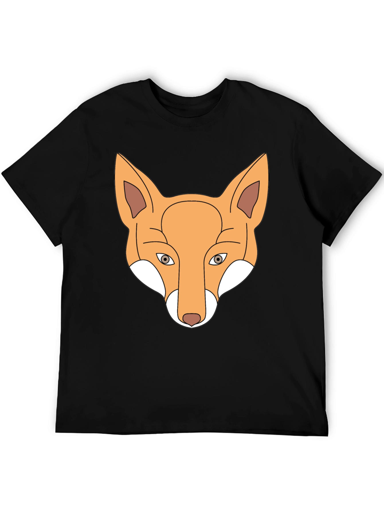 Fox Graphic Tee - Stylish Animal Print T-Shirt