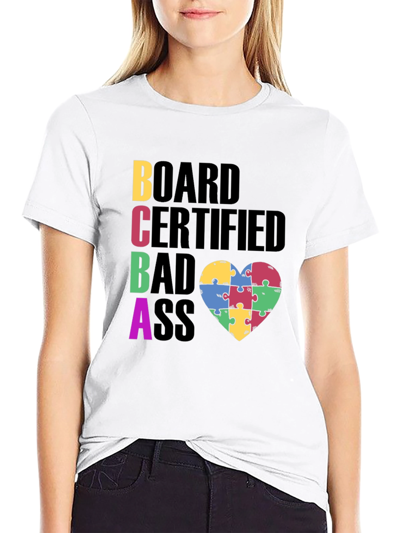 Board Certified Badass Autism Awareness T-Shirt