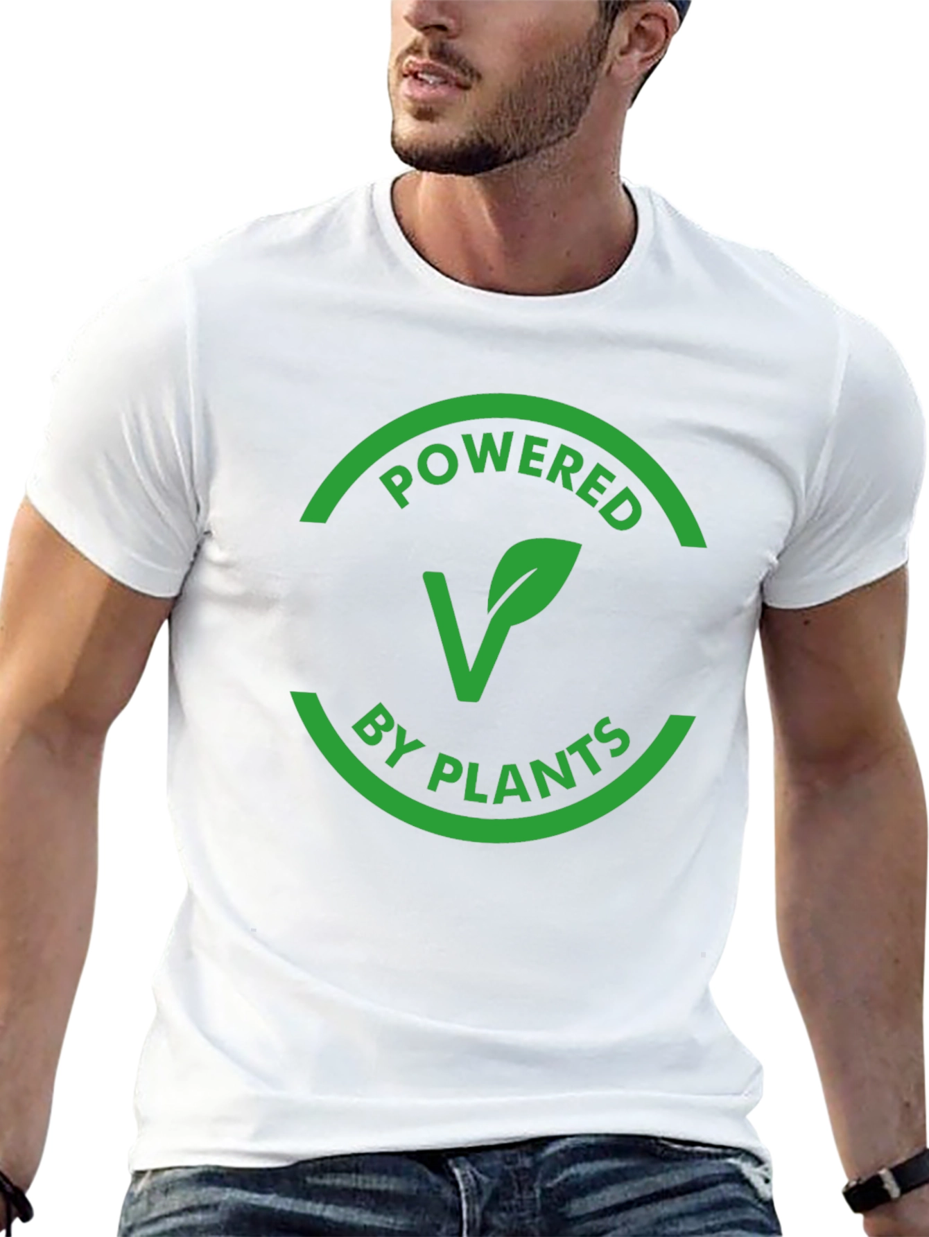 Powered by Plants T-Shirt - Vegan Tee