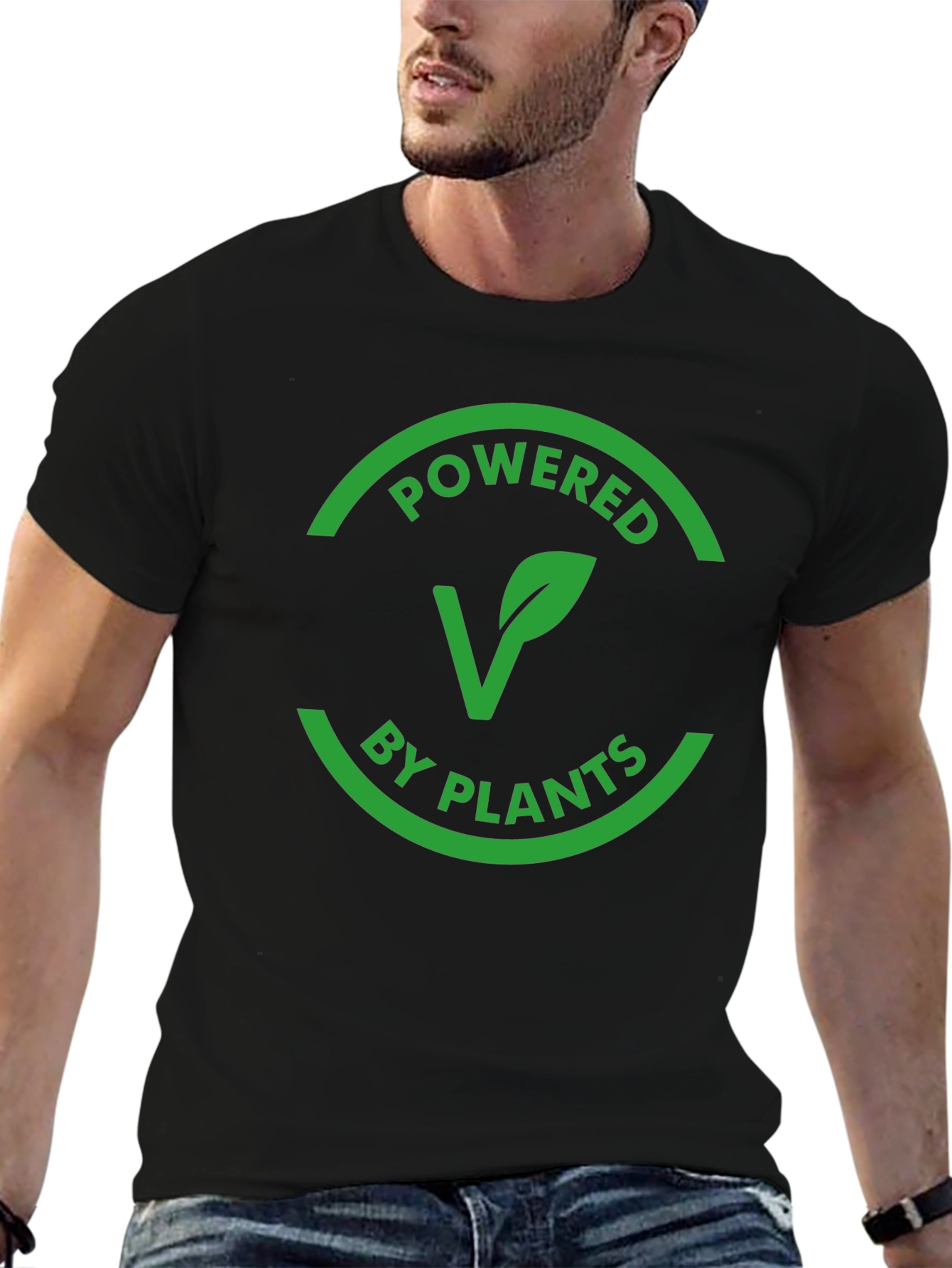 Powered by Plants T-Shirt - Vegan Tee