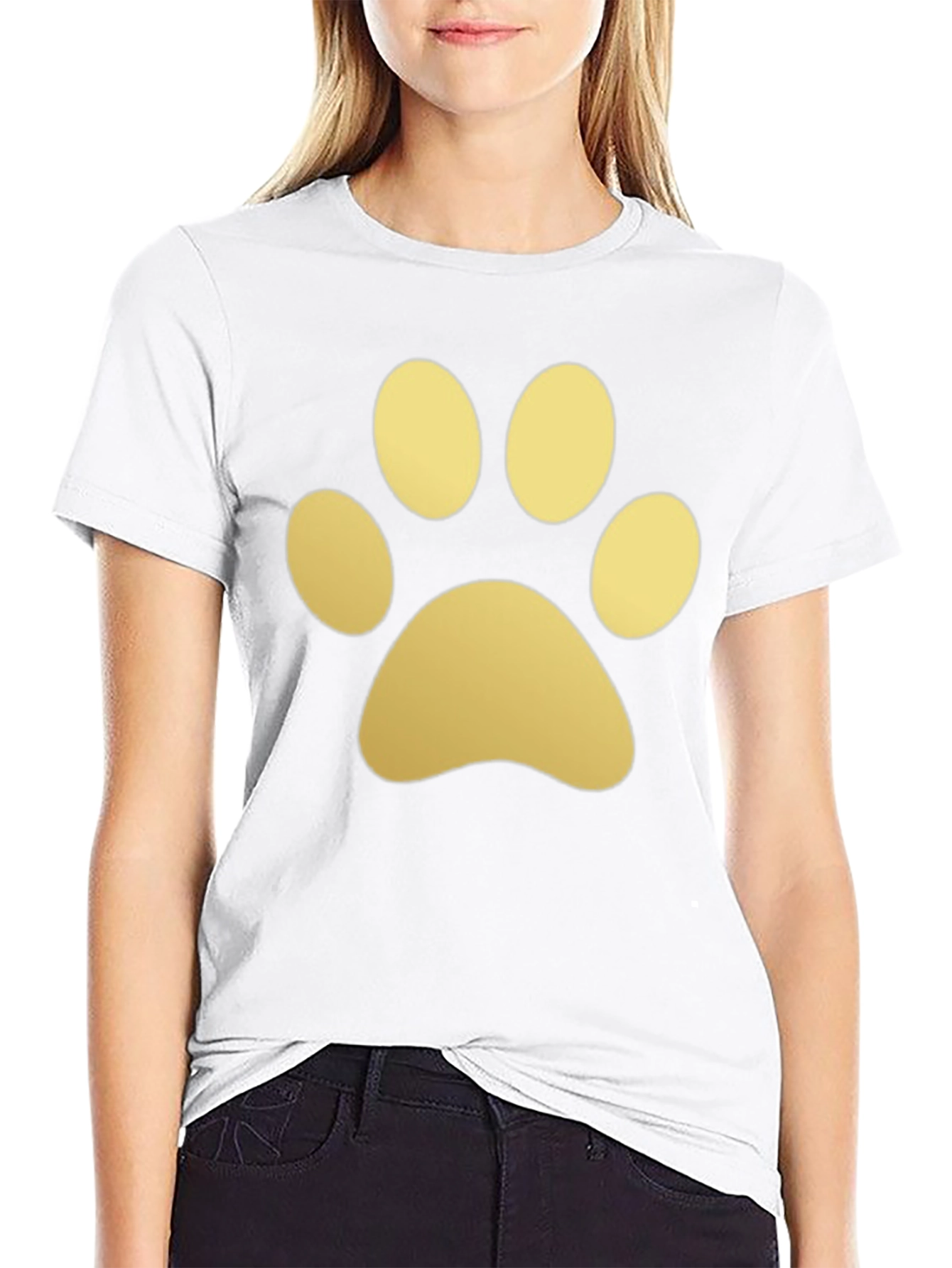Paw Print T-Shirt - Casual Comfort