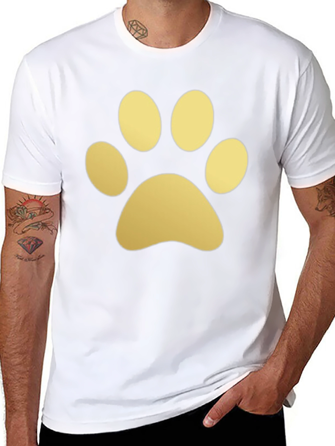 Paw Print T-Shirt - Casual Comfort