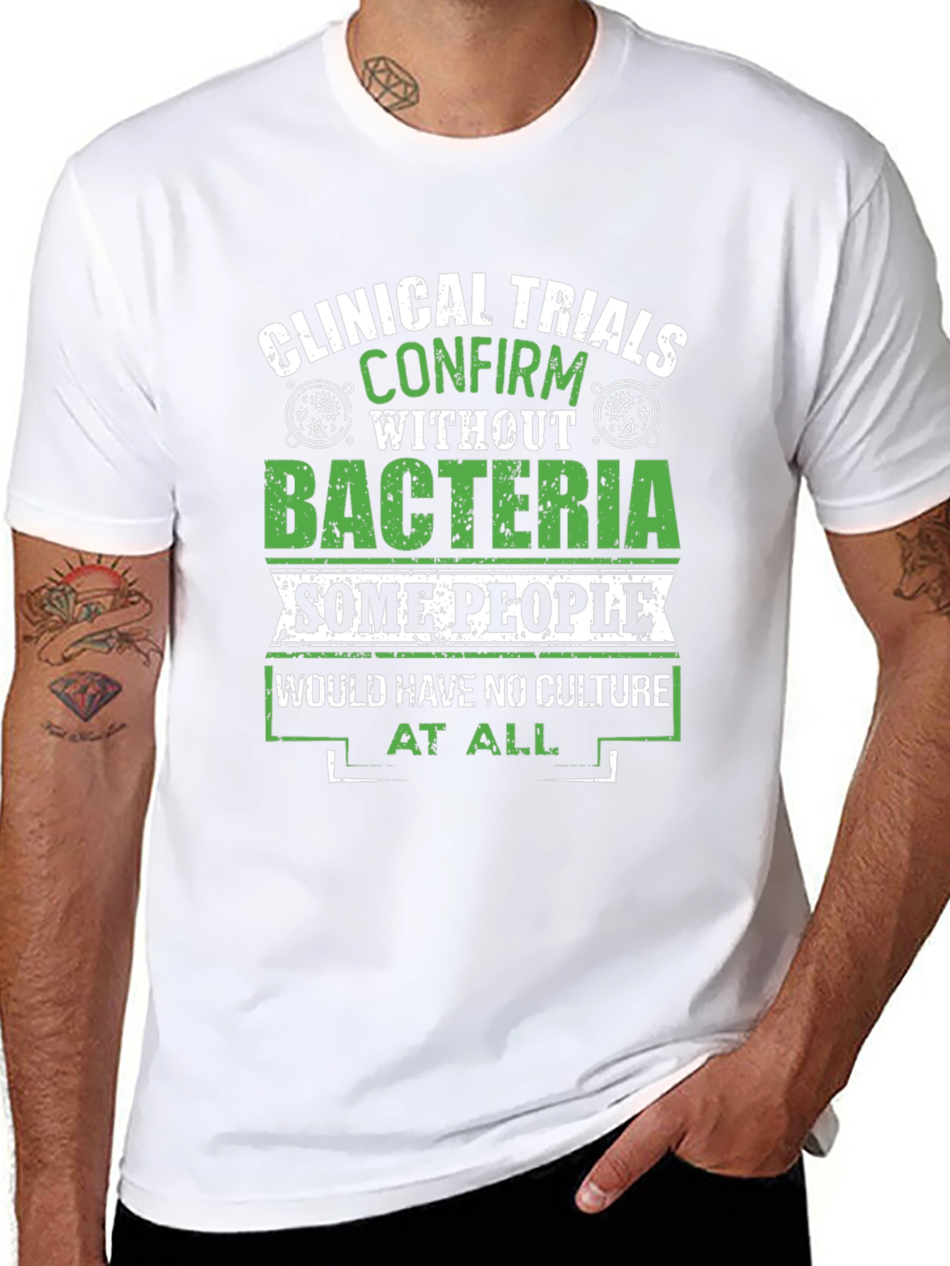 Clinical Trials Bacteria Culture T-Shirt