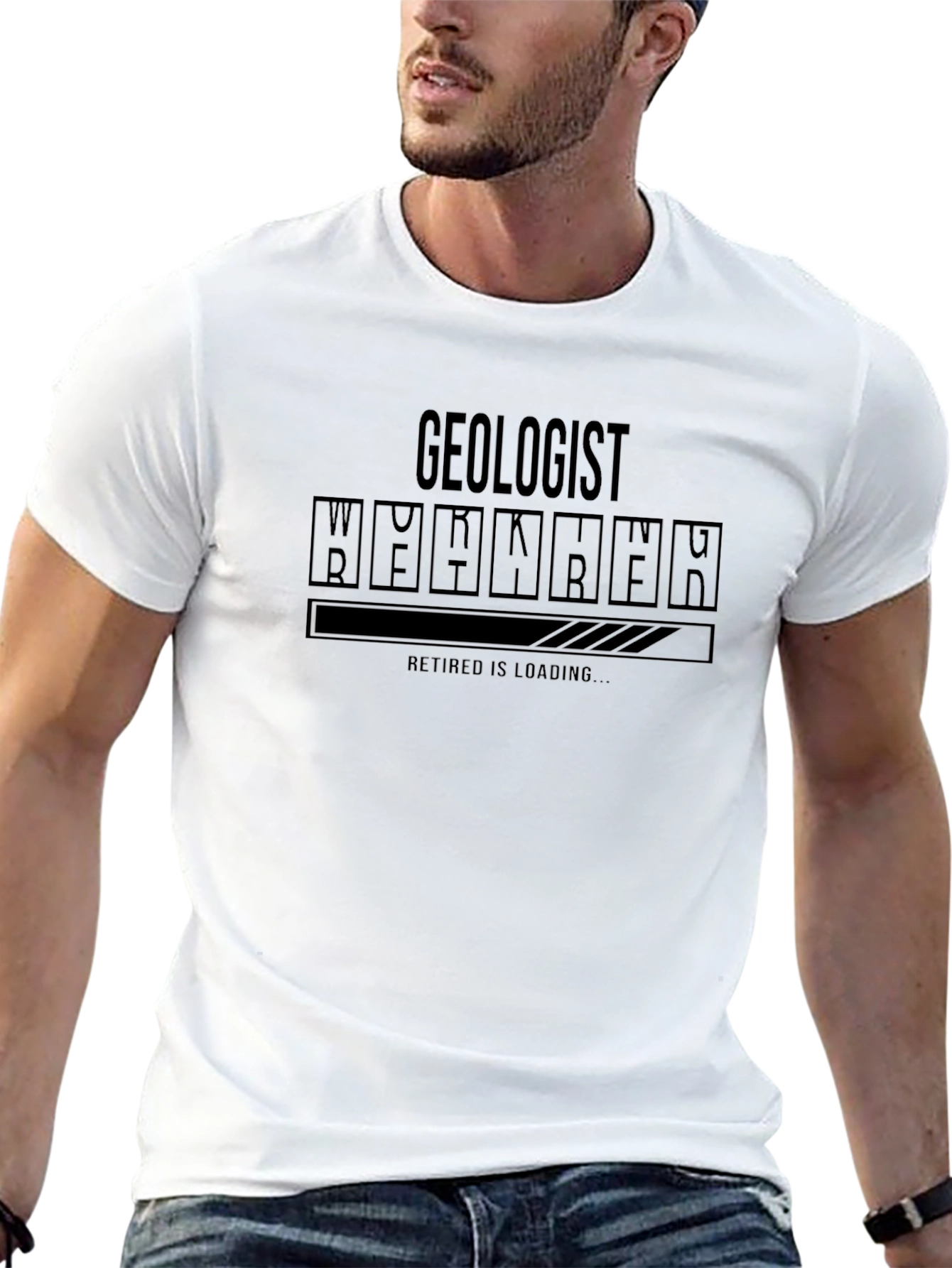 Geologist Retired Loading T-Shirt
