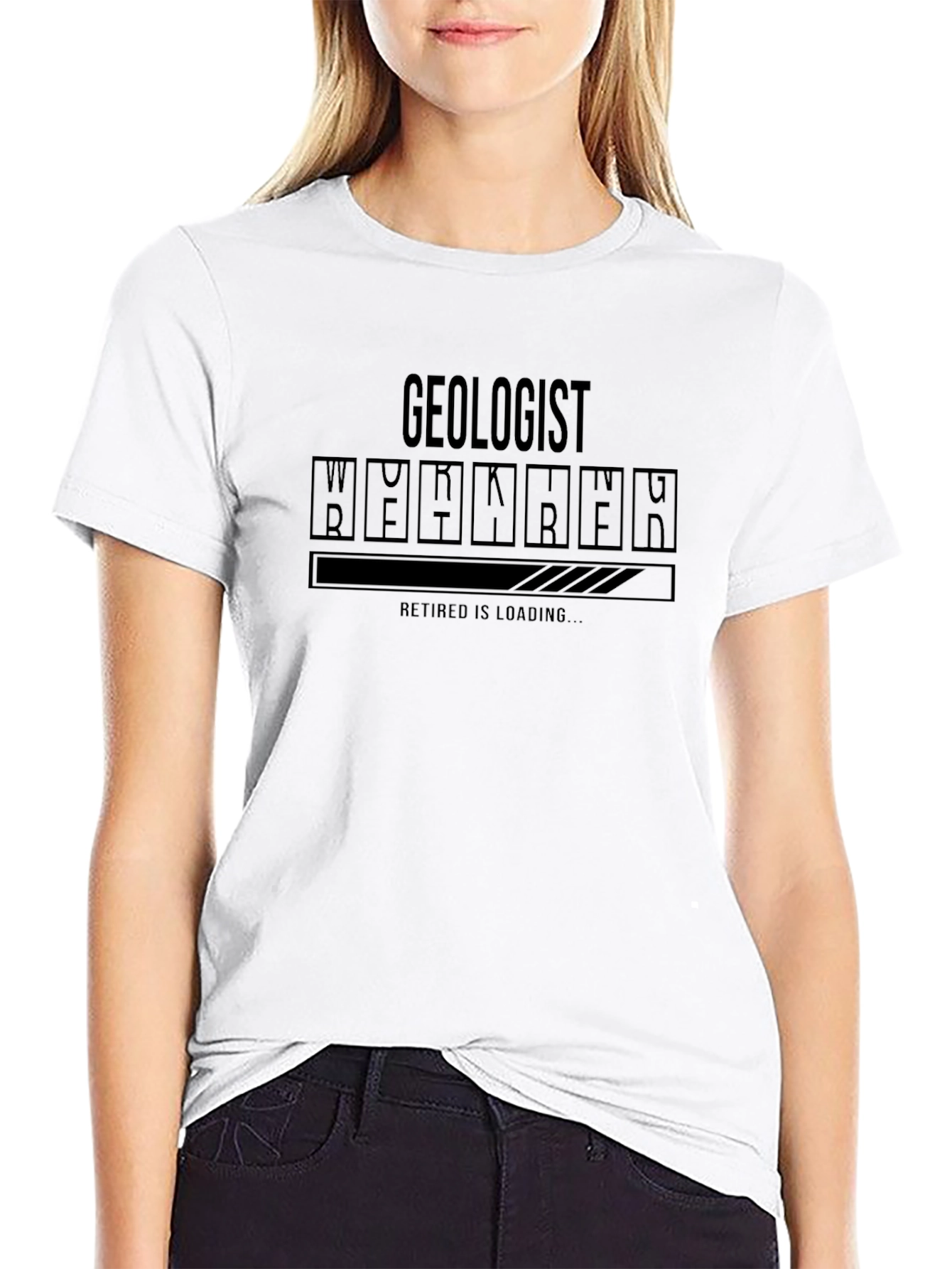 Geologist Retired Loading T-Shirt