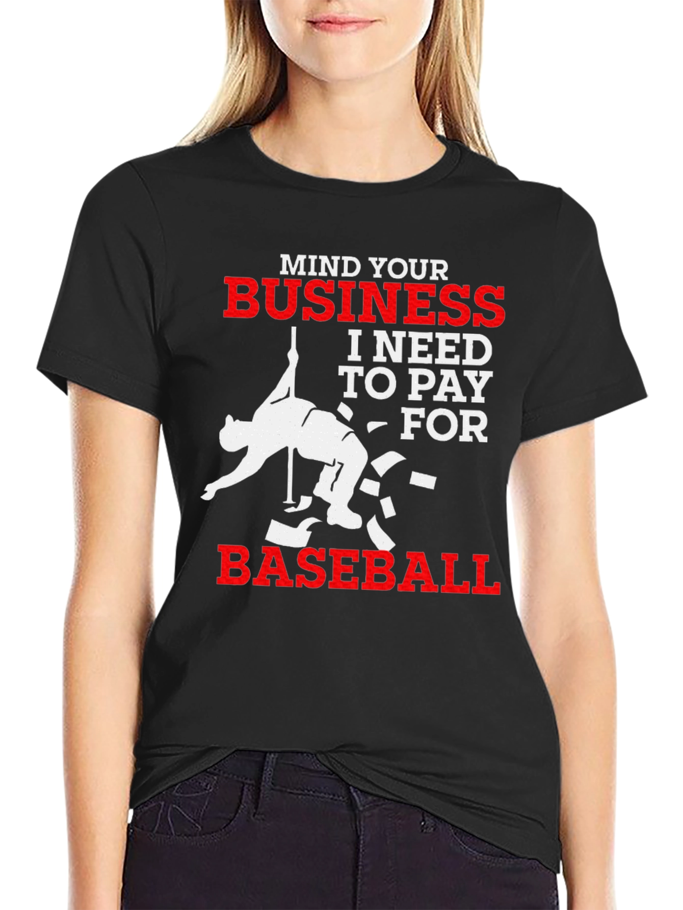 Mind Your Business Baseball T-Shirt