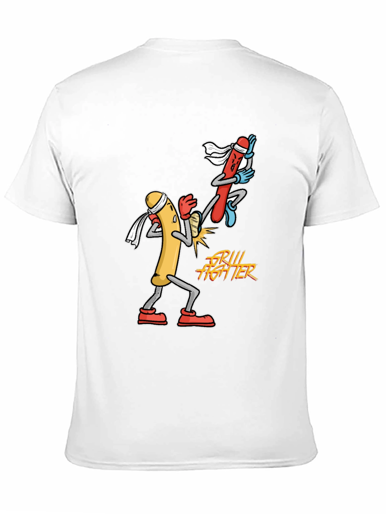 Grill Fighter T-Shirt: Hot Dog Martial Arts!