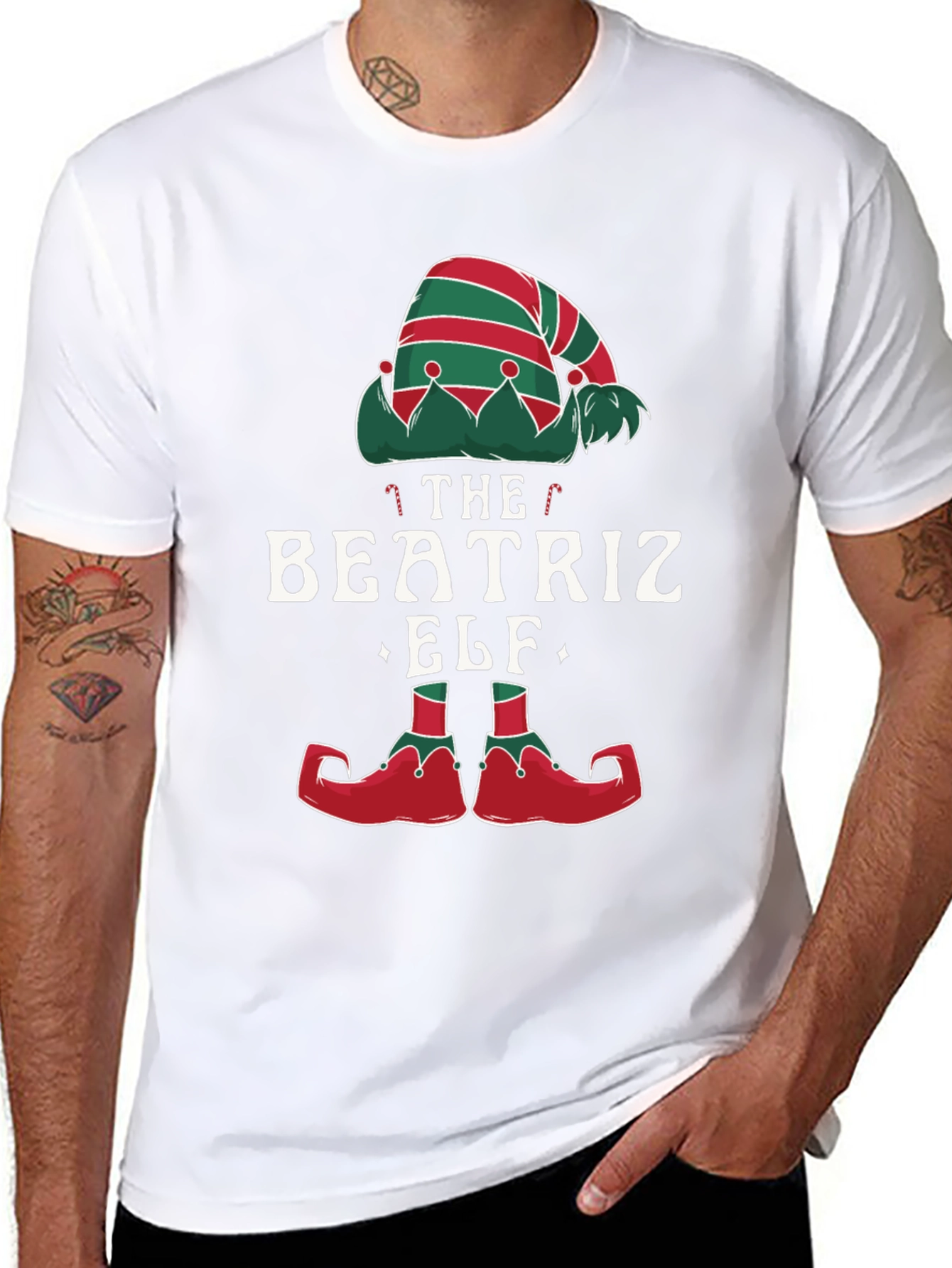 The Beatriz Elf Christmas Holiday T-Shirt