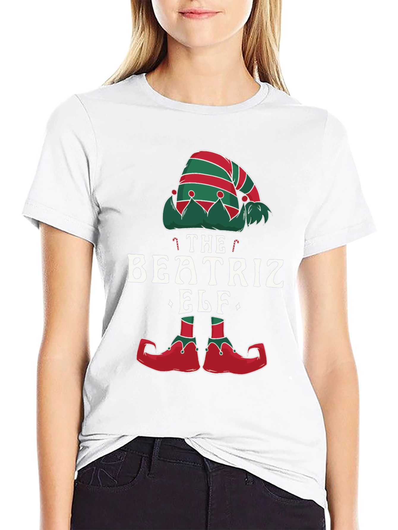 The Beatriz Elf Christmas Holiday T-Shirt