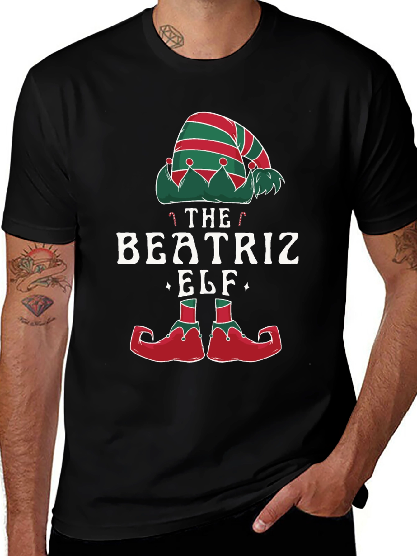 The Beatriz Elf Christmas Holiday T-Shirt