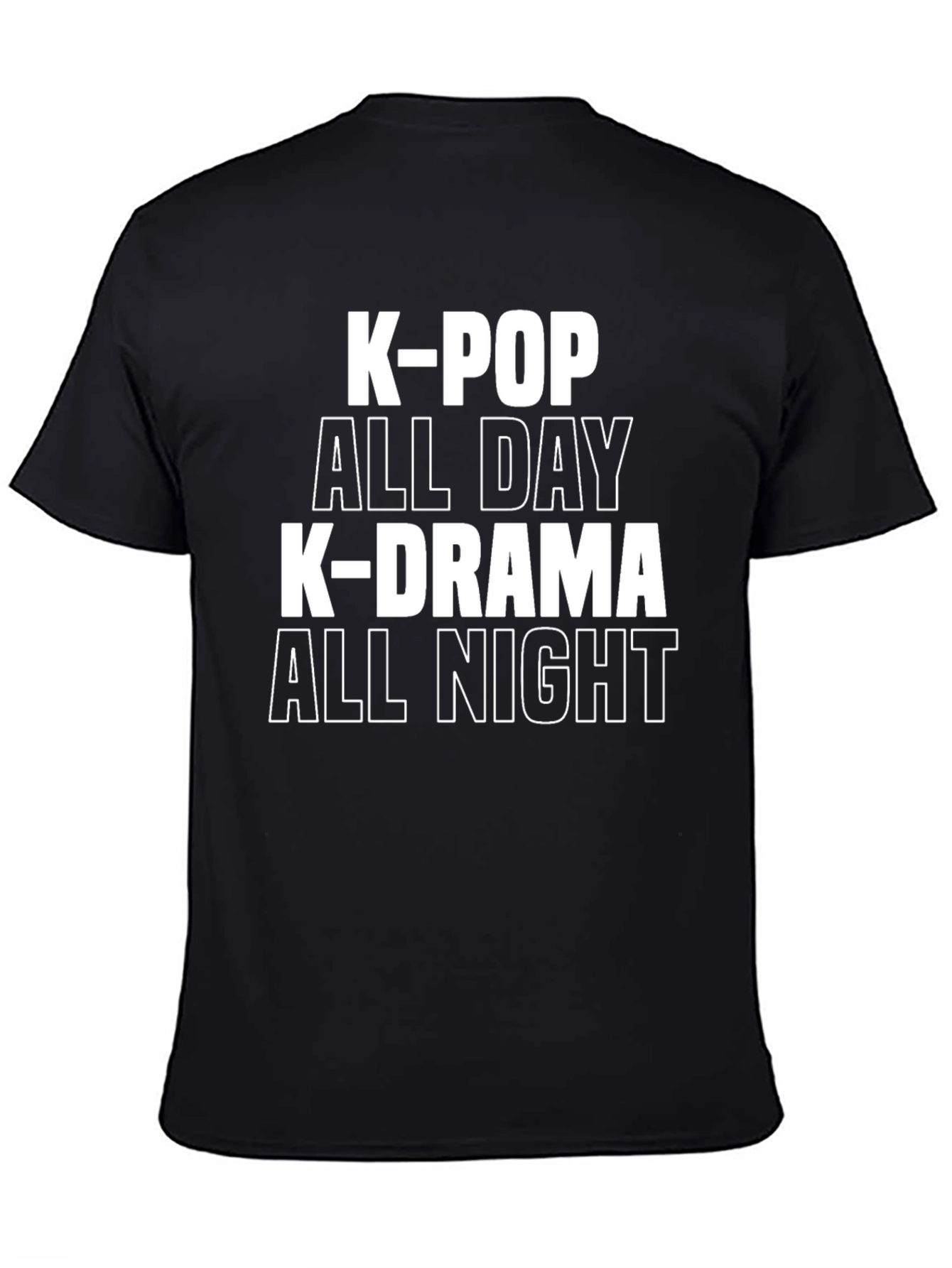 K-Pop & K-Drama All Day/Night Graphic Tee