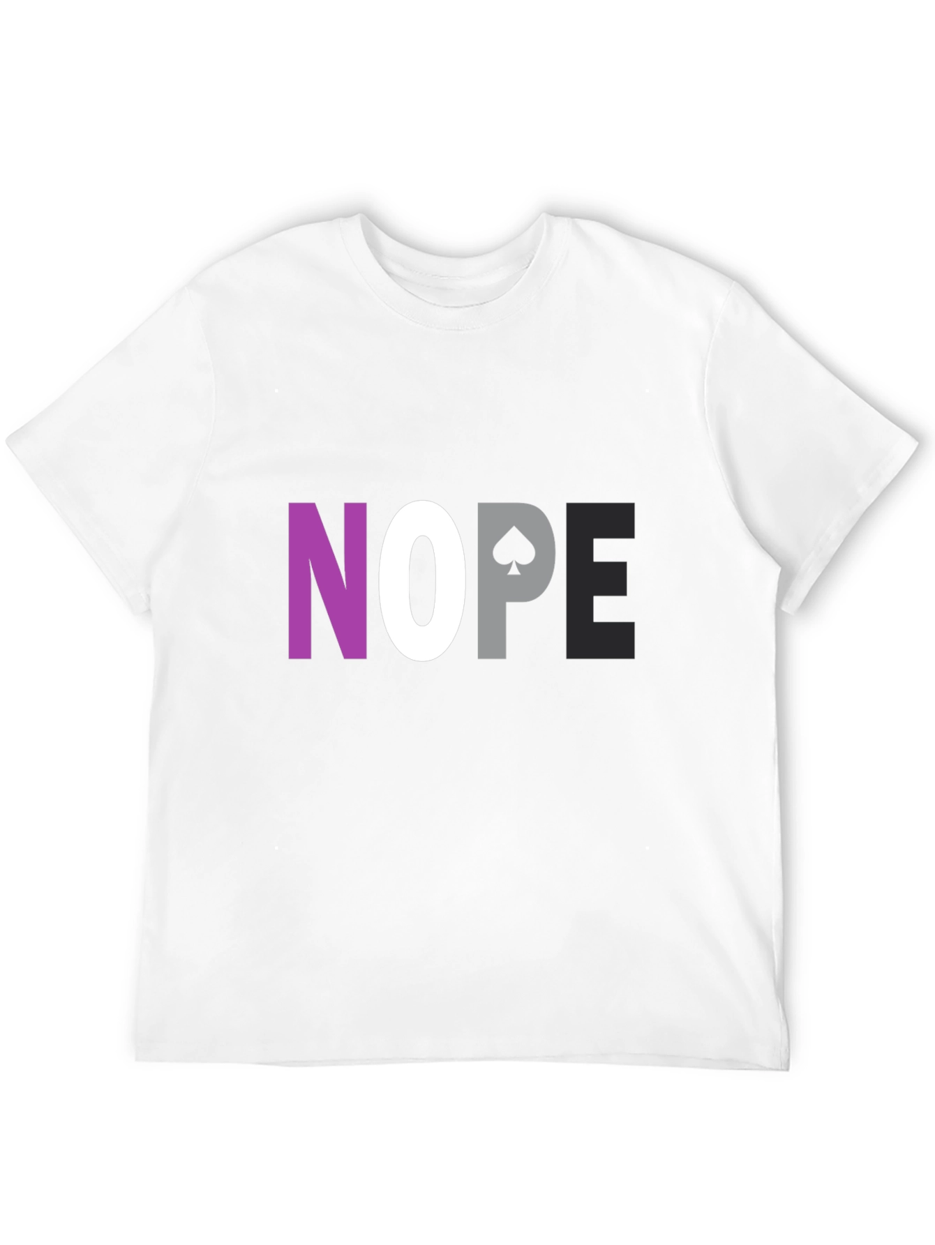 Asexual Pride NOPE Graphic Tee