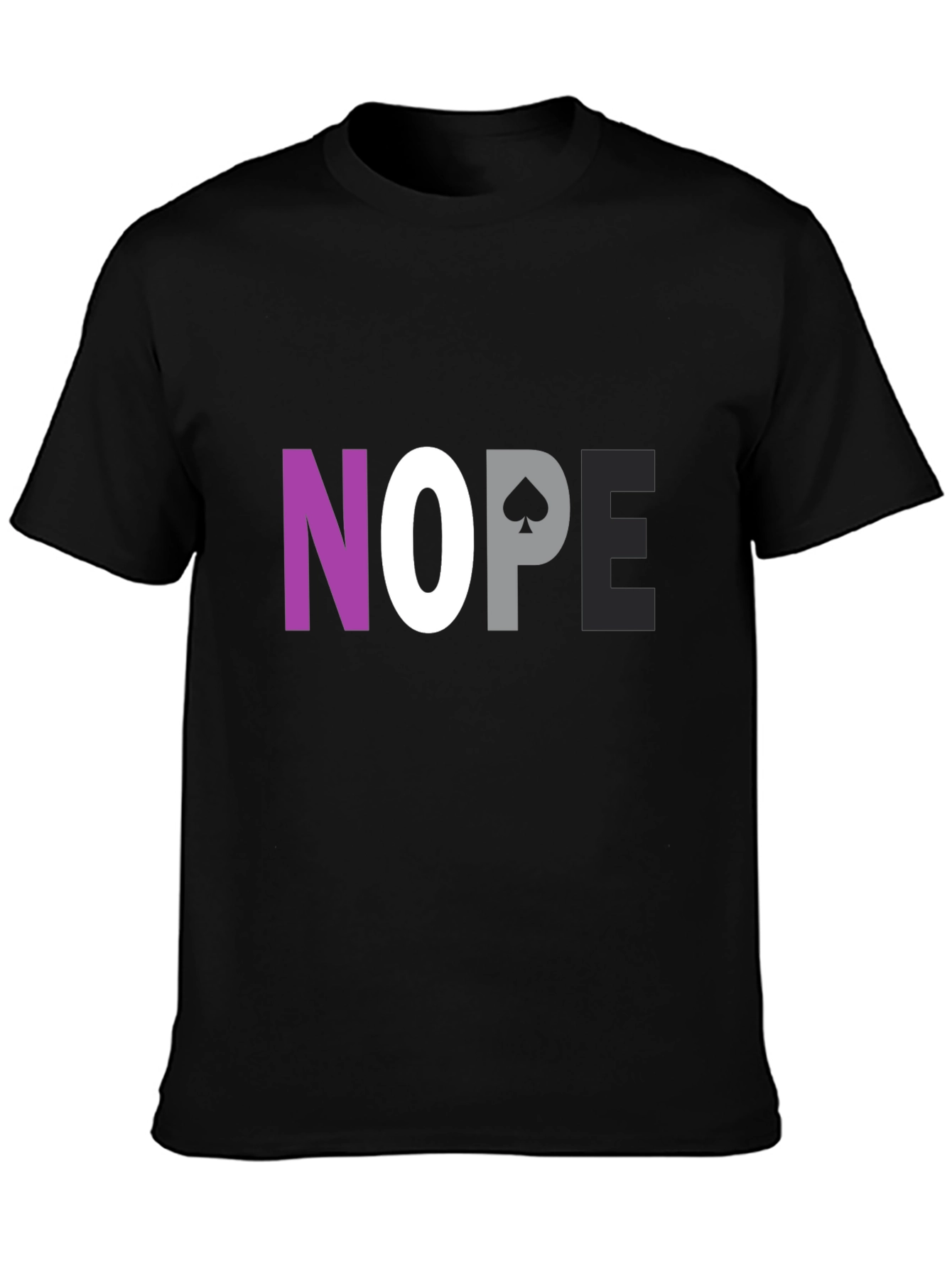 Asexual Pride NOPE Graphic Tee