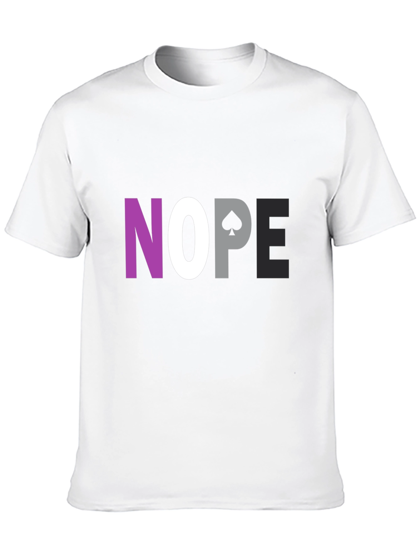Asexual Pride NOPE Graphic Tee