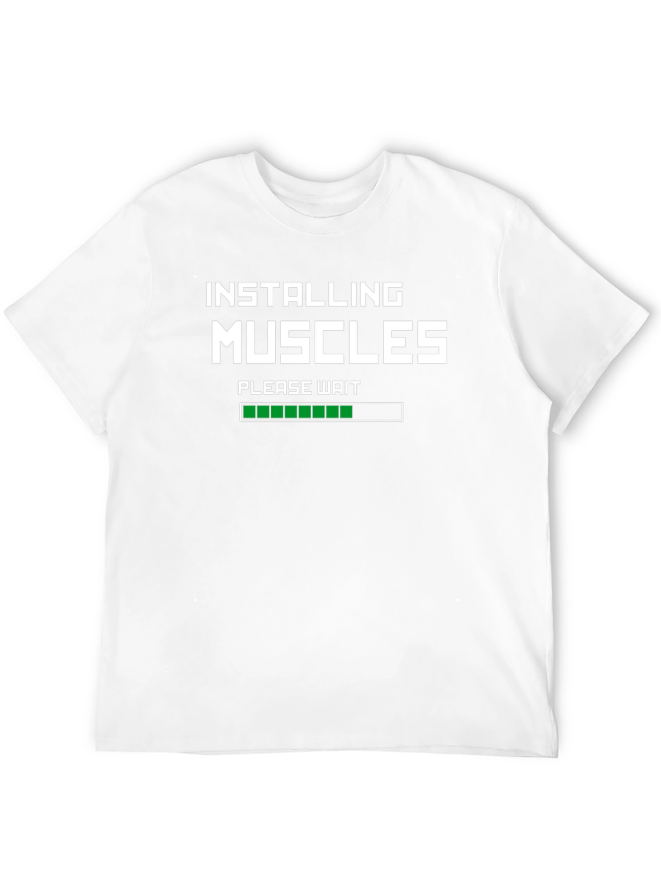 Installing Muscles Funny Workout T-Shirt