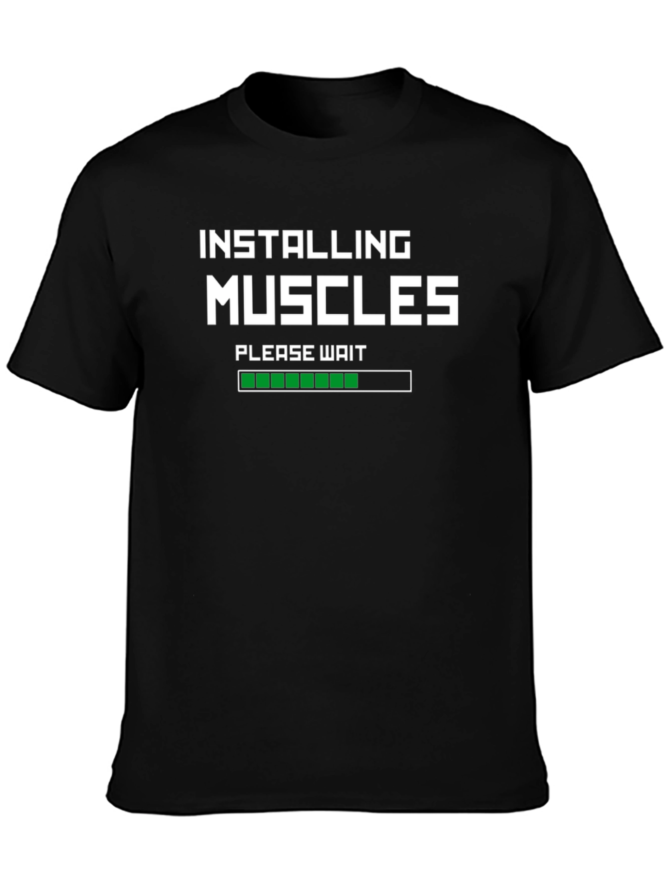 Installing Muscles Funny Workout T-Shirt