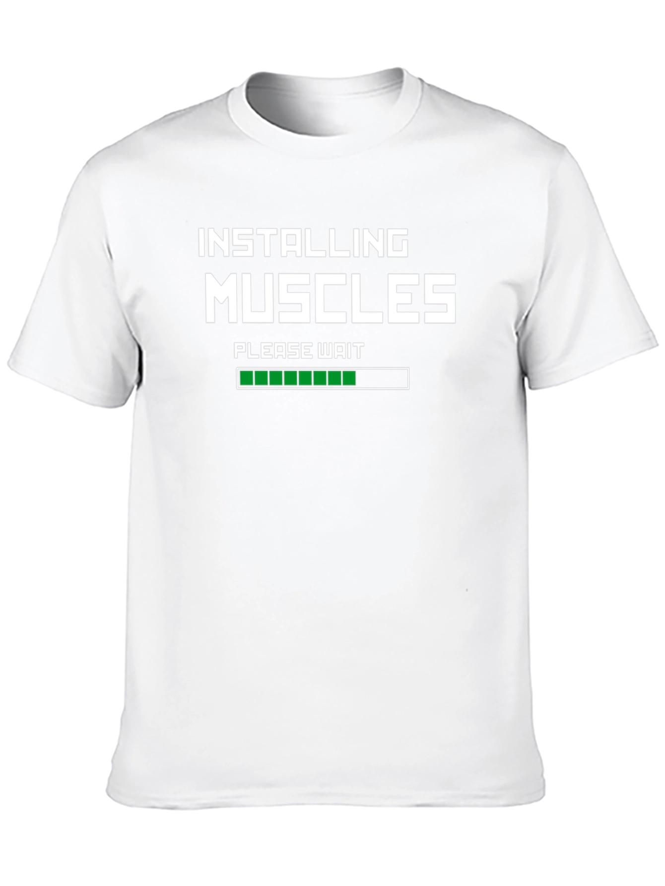 Installing Muscles Funny Workout T-Shirt