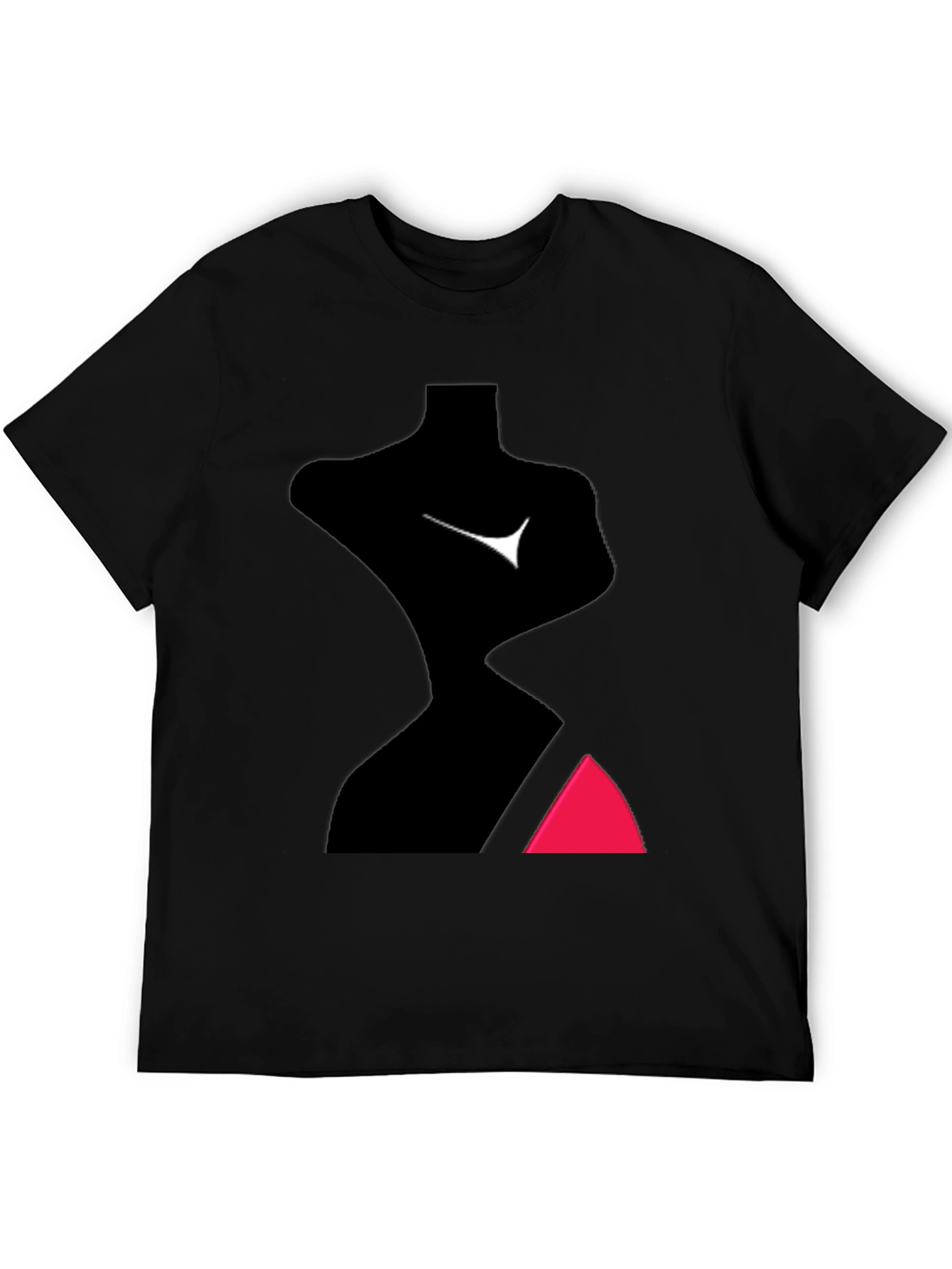 Abstract Body Black Tee