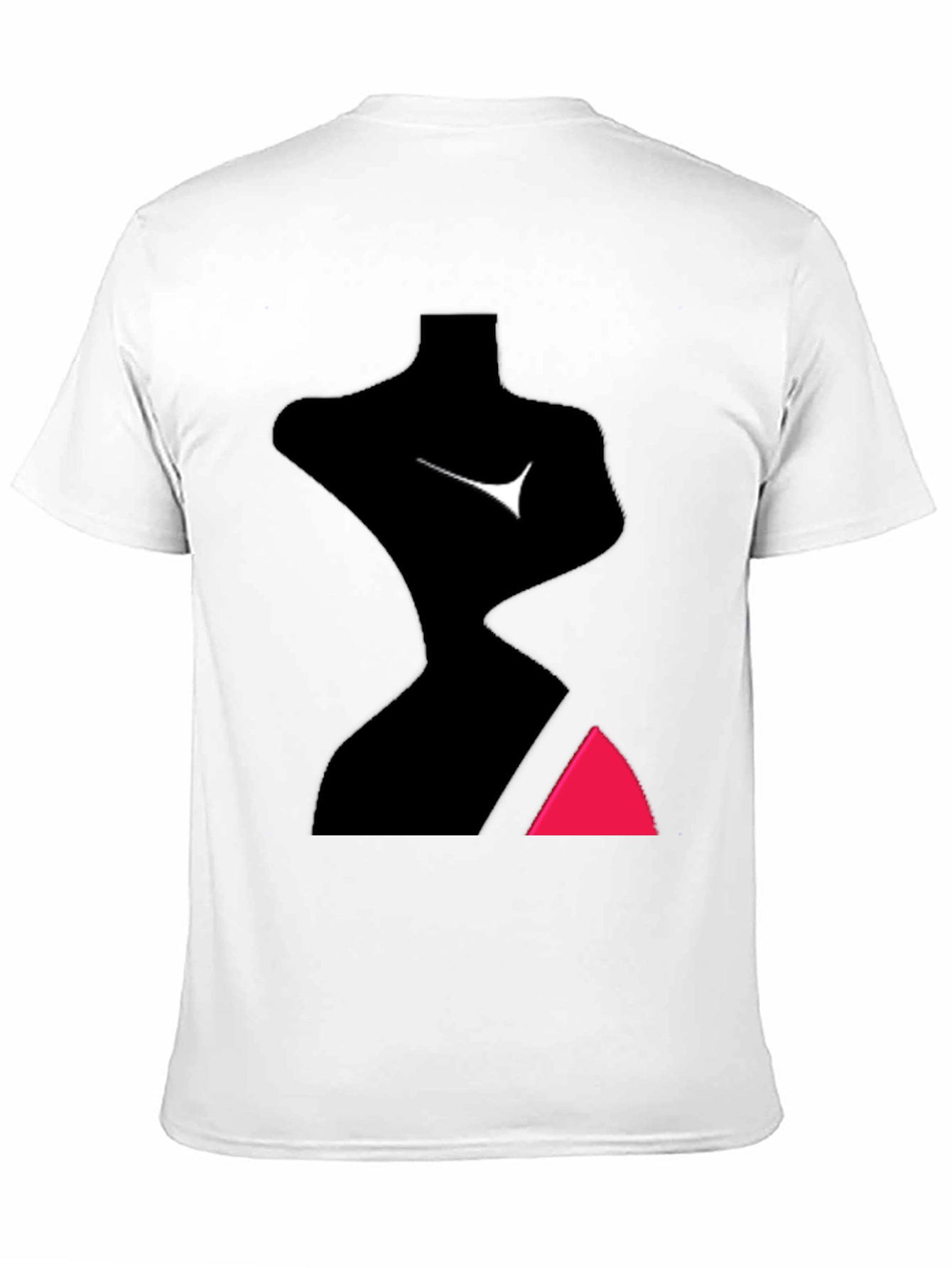 Abstract Body Black Tee