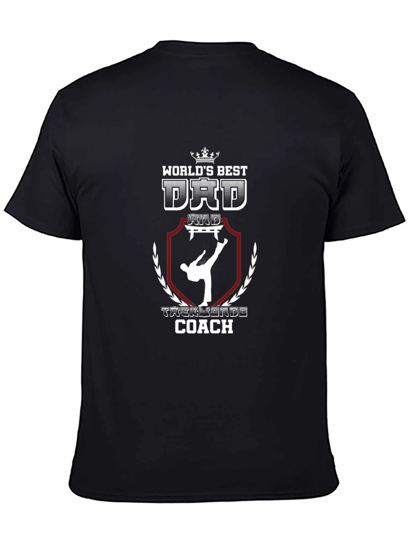Worlds Best Dad Taekwondo Coach T-Shirt