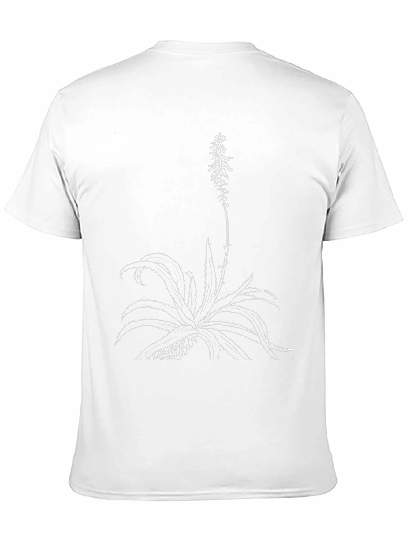 Botanical Graphic Tee - Black Cotton T-Shirt
