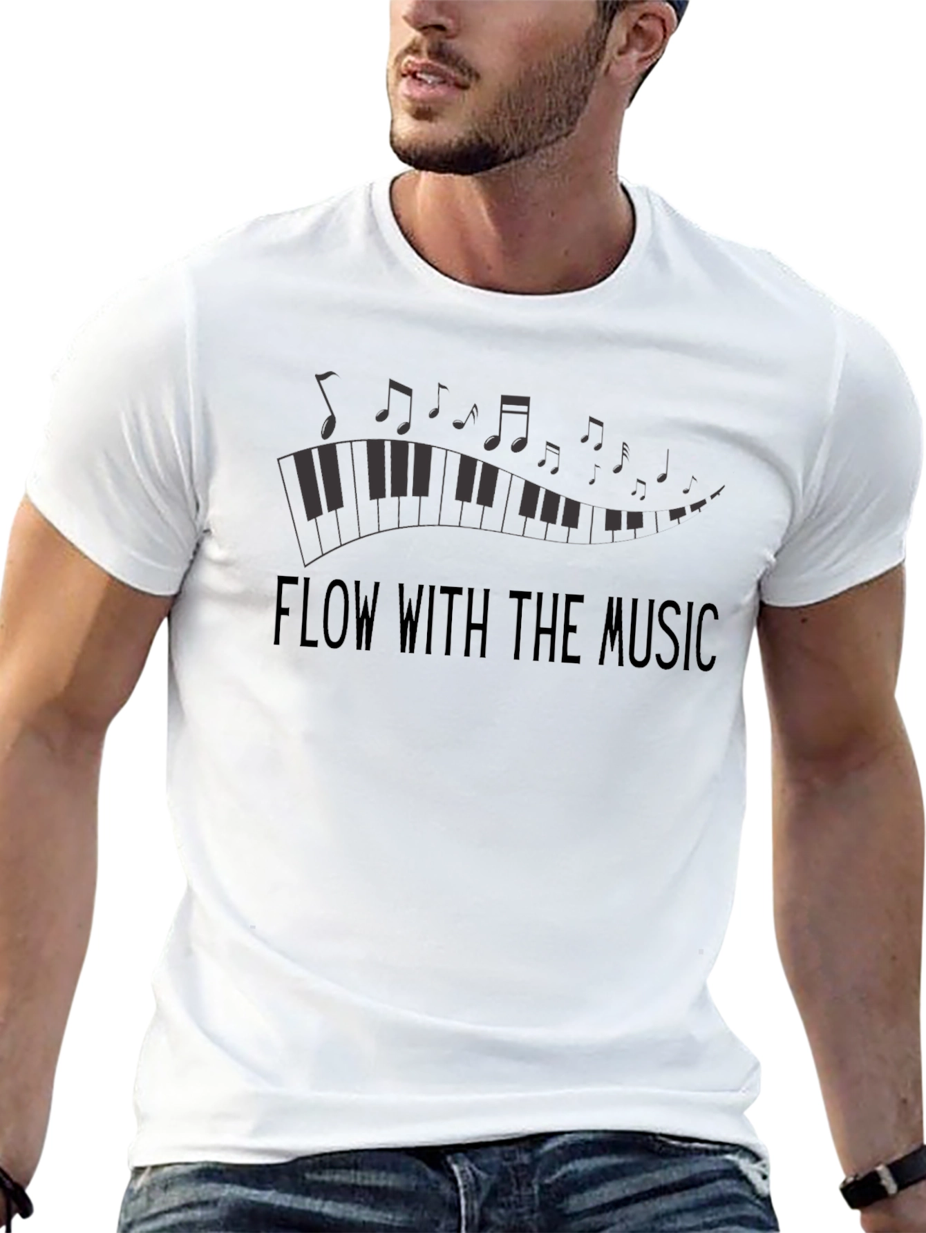 Flow With The Music Graphic Tee