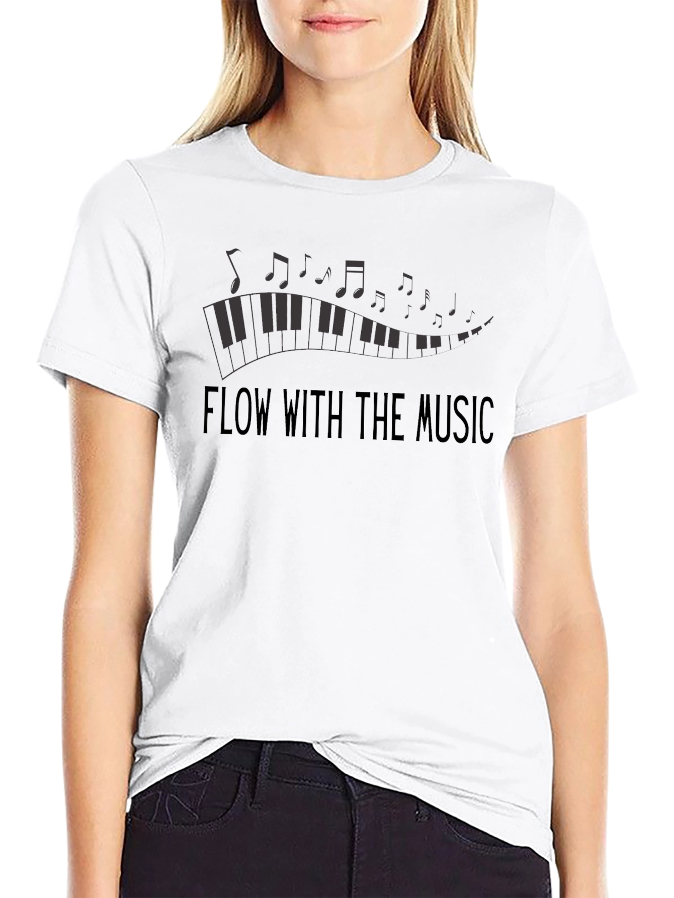 Flow With The Music Graphic Tee
