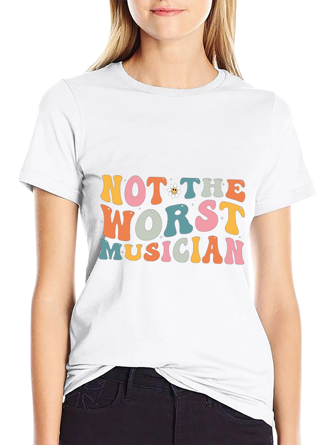 Not The Worst Musician Graphic T-Shirt