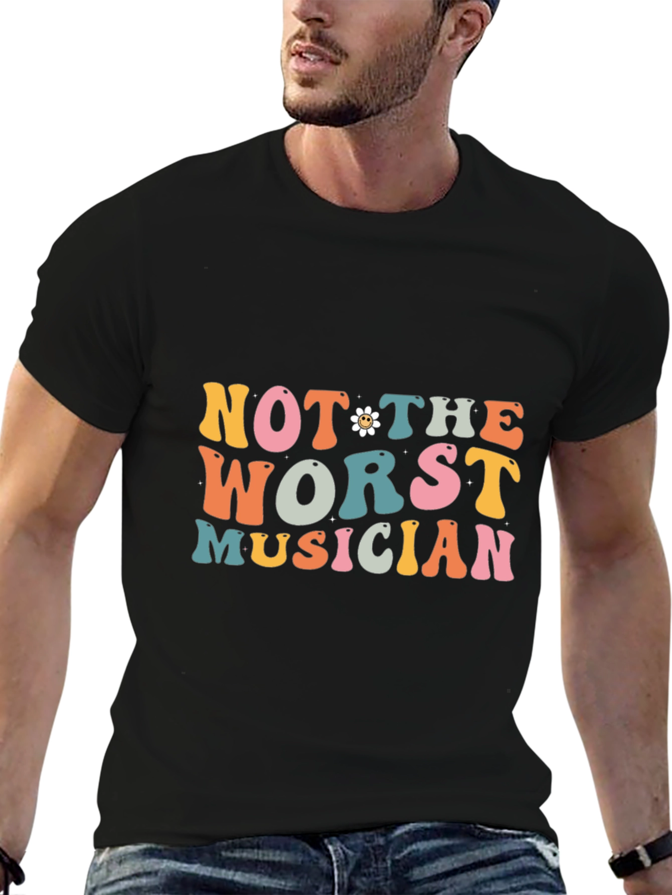 Not The Worst Musician Graphic T-Shirt