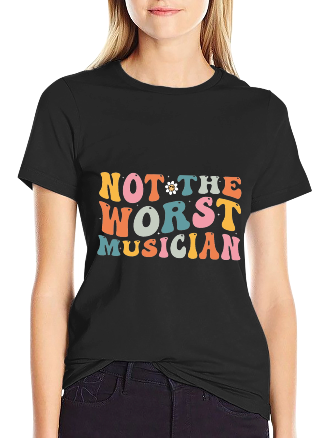 Not The Worst Musician Graphic T-Shirt