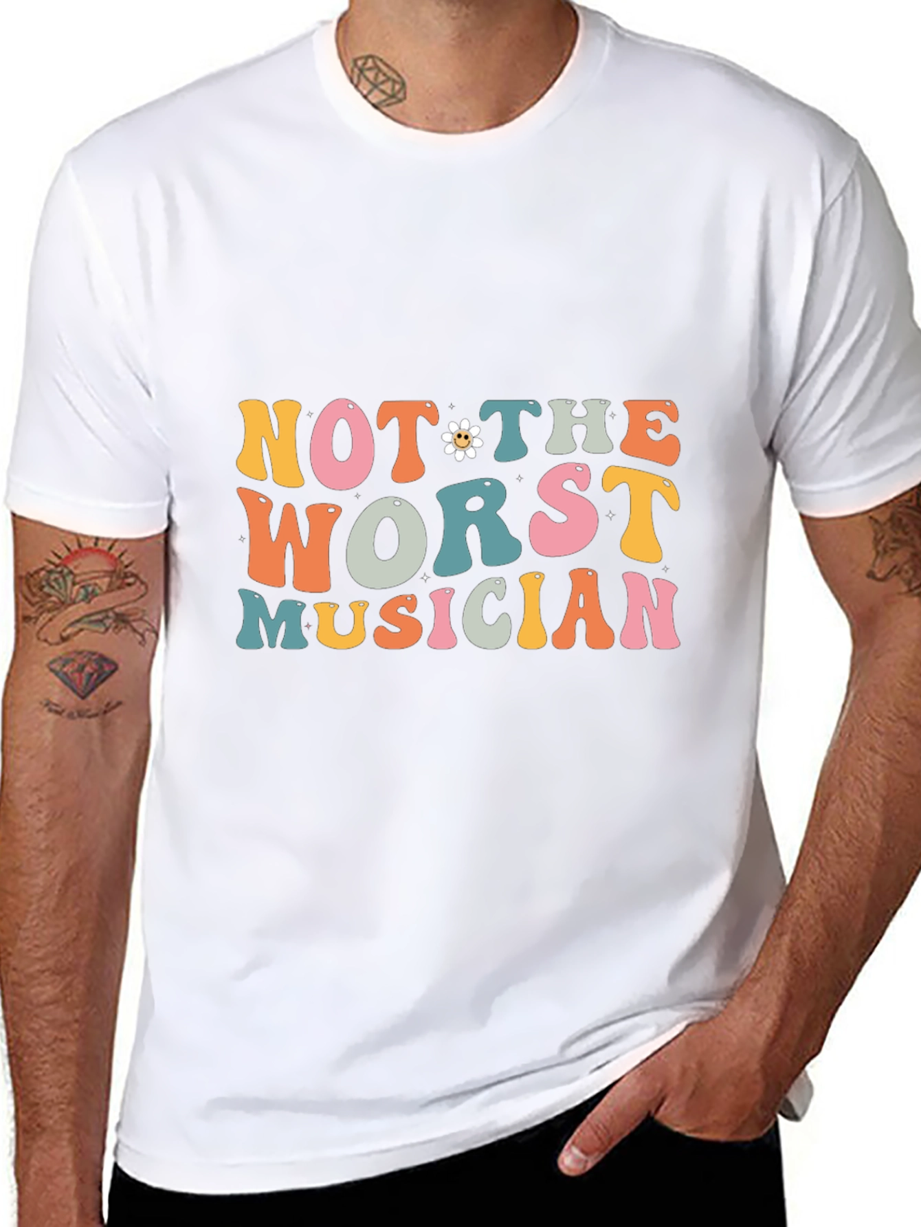 Not The Worst Musician Graphic T-Shirt