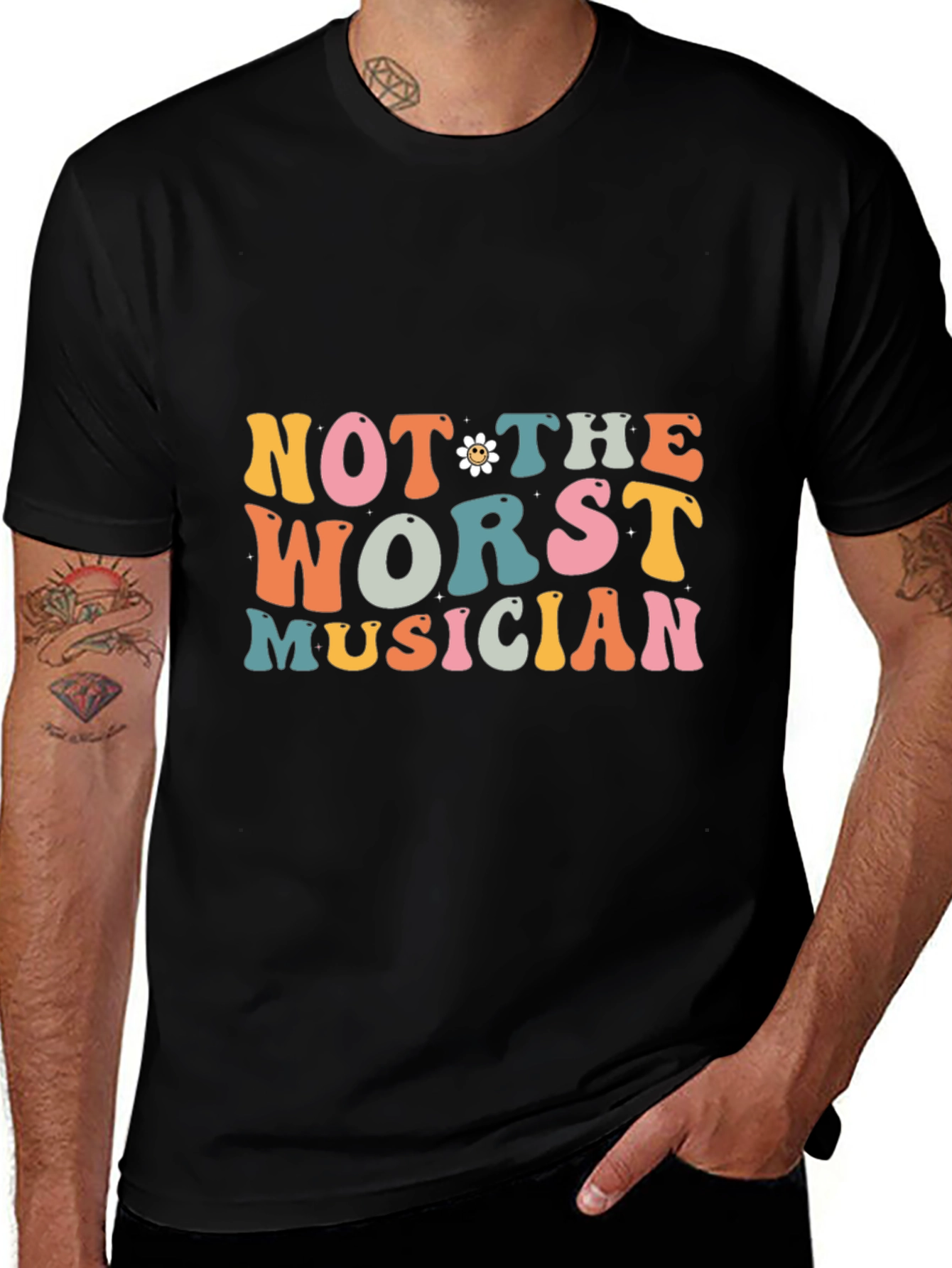 Not The Worst Musician Graphic T-Shirt