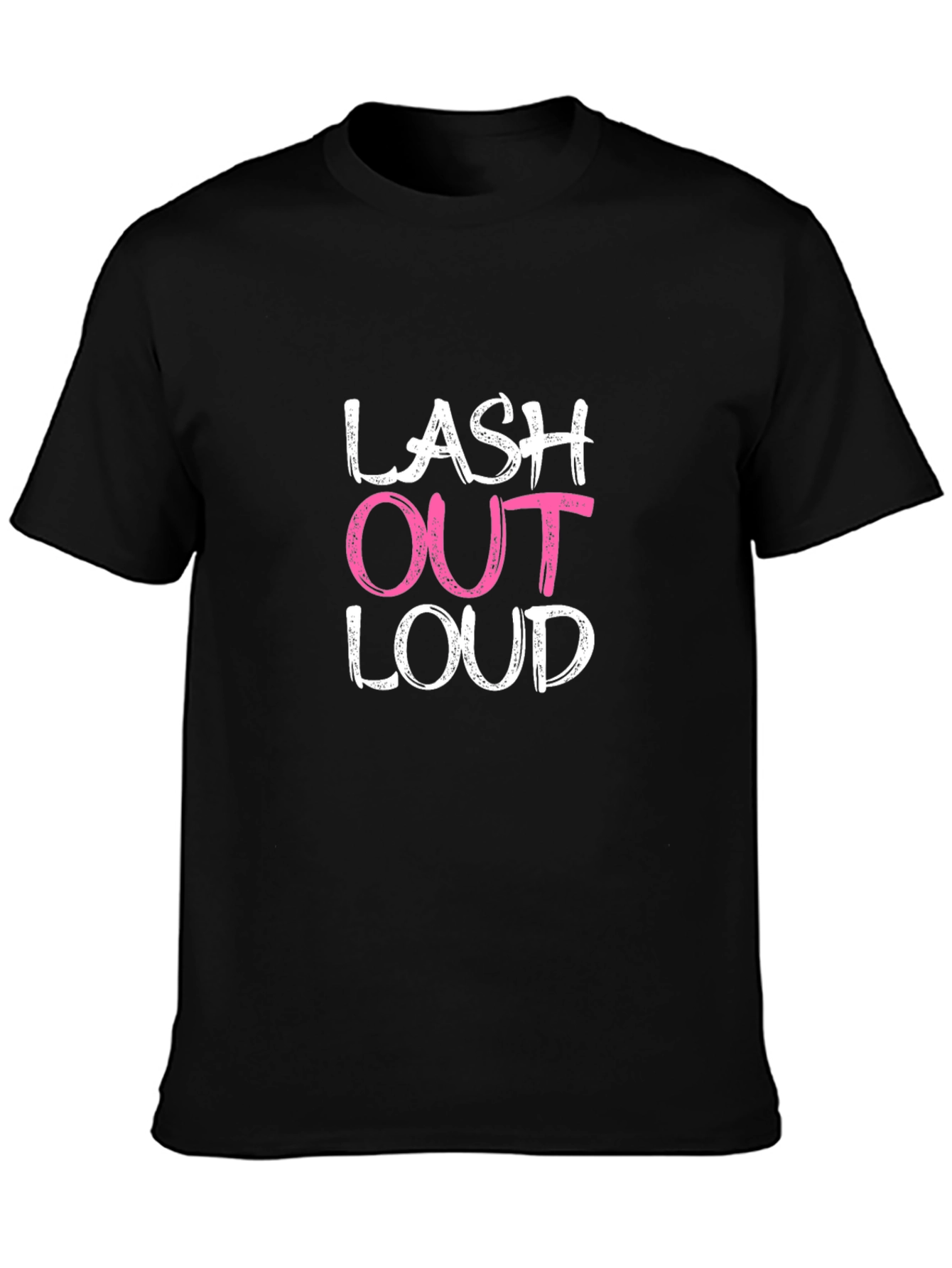 Lash Out Loud Graphic Tee - Trendy & Comfy