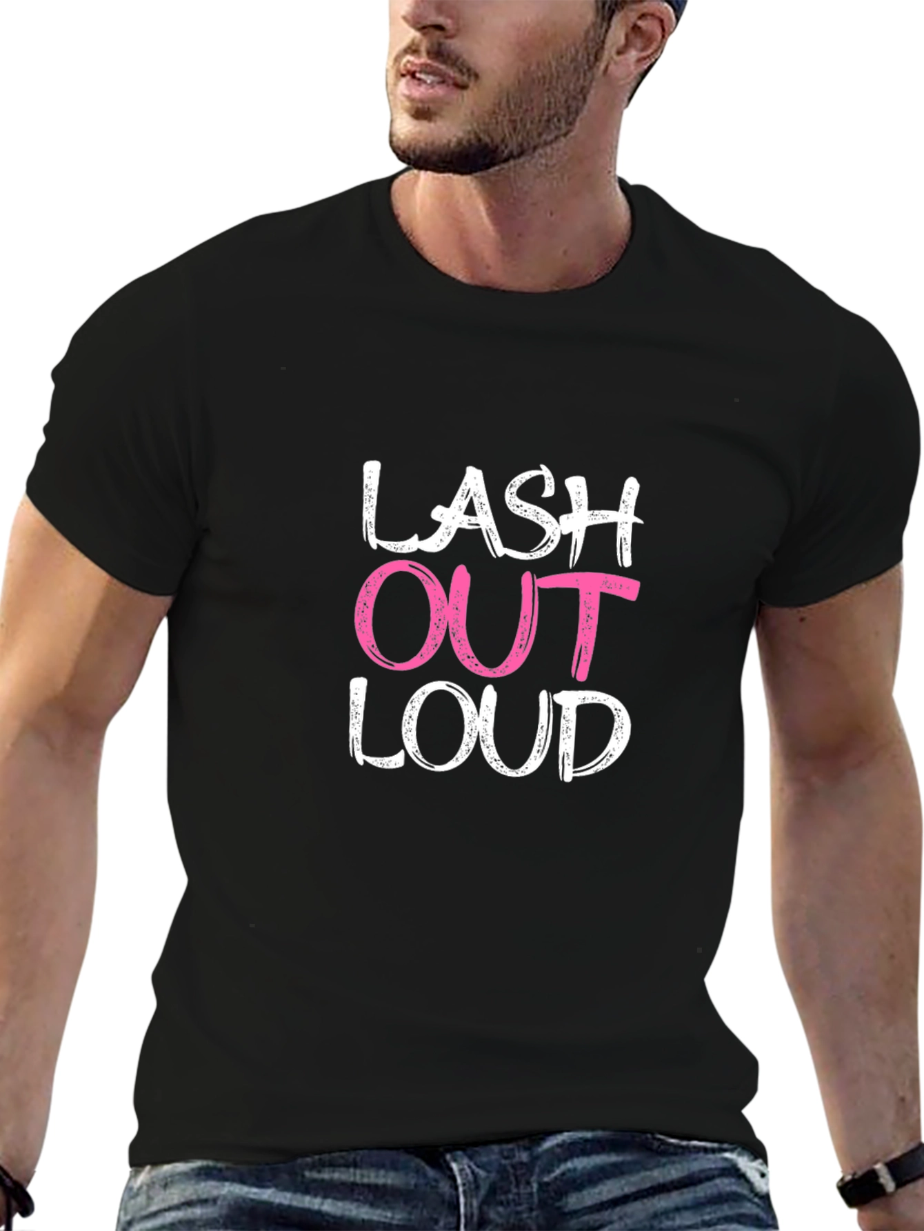 Lash Out Loud Graphic Tee - Trendy & Comfy